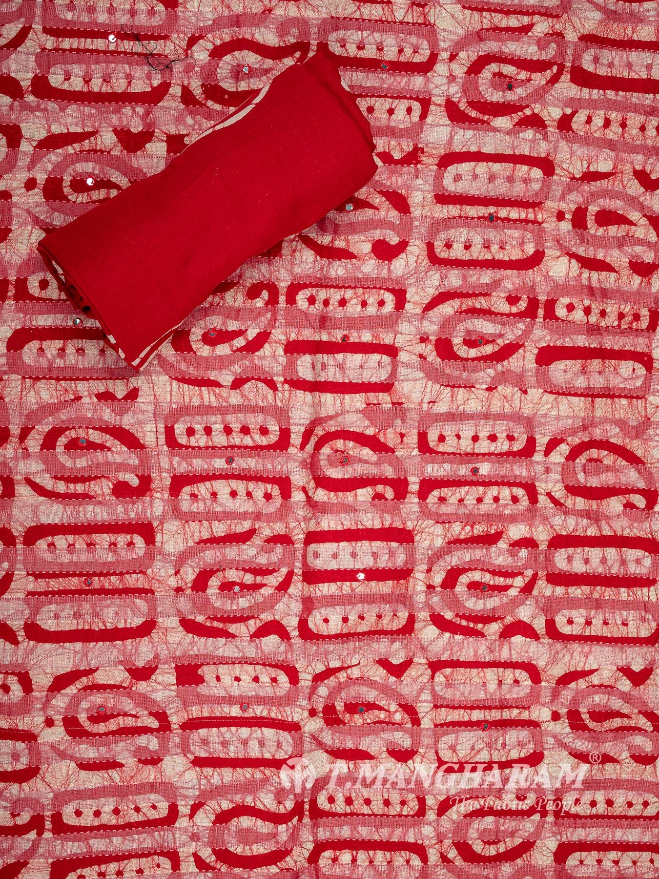 Cotton Chudidhar Fabric Set