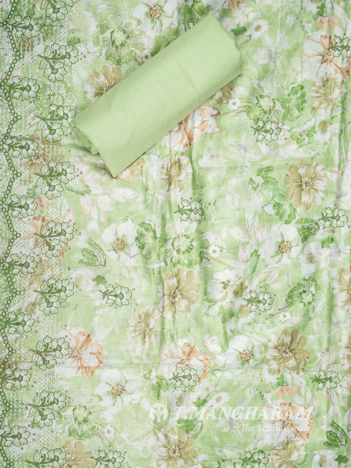 Cotton Chudidhar Fabric Set