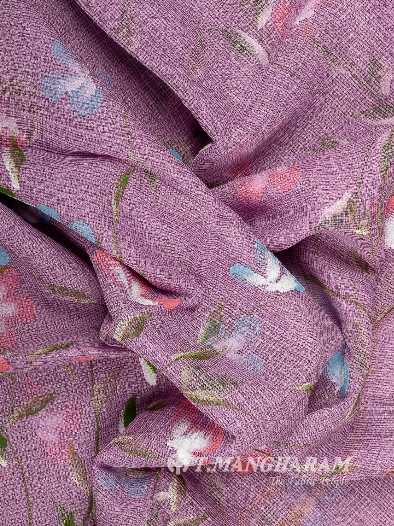 Violet Cotton Chudidhar Fabric Set - EG2066