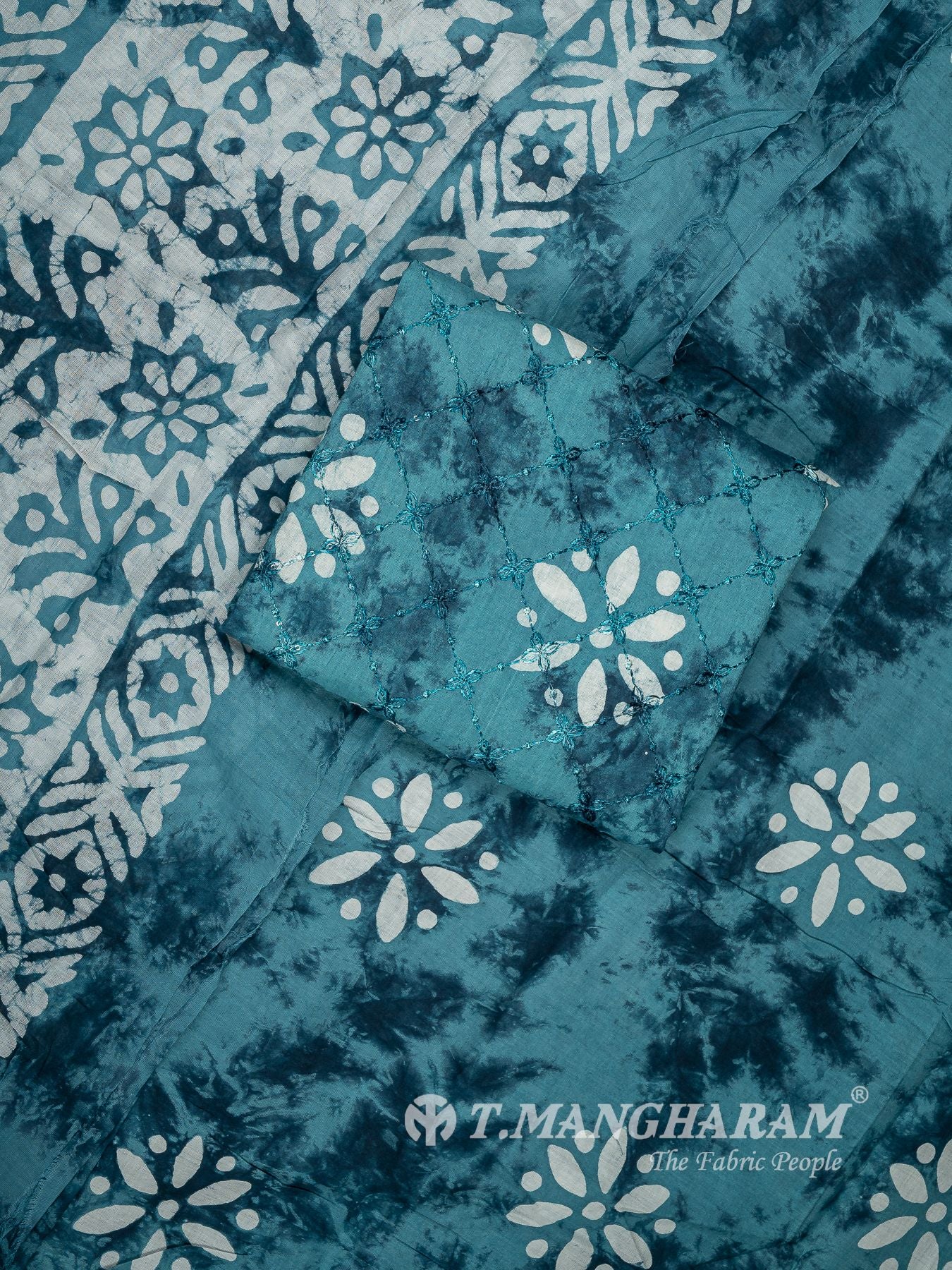 Cotton Chudidhar Fabric Set