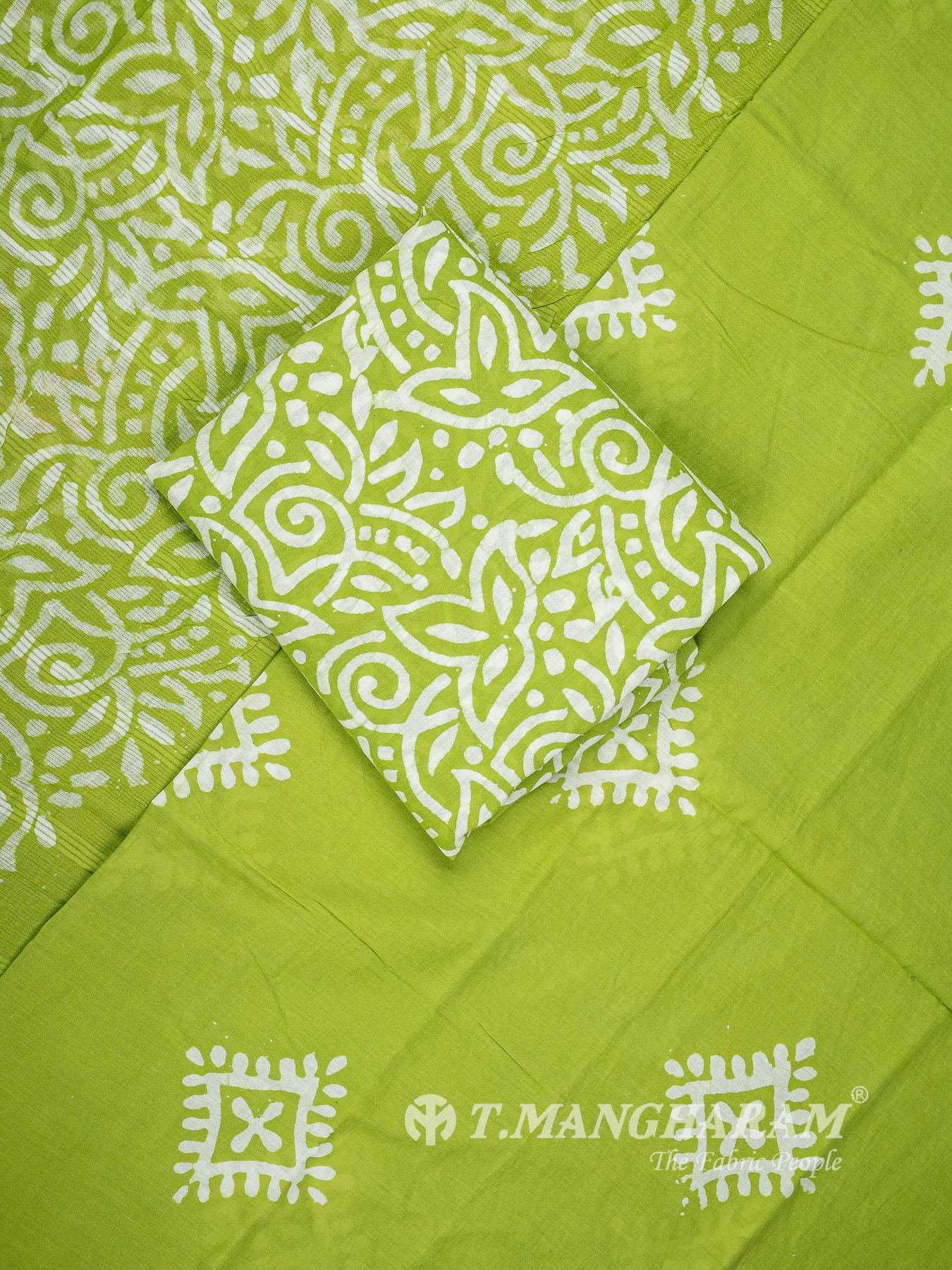 Cotton Chudidhar Fabric Set