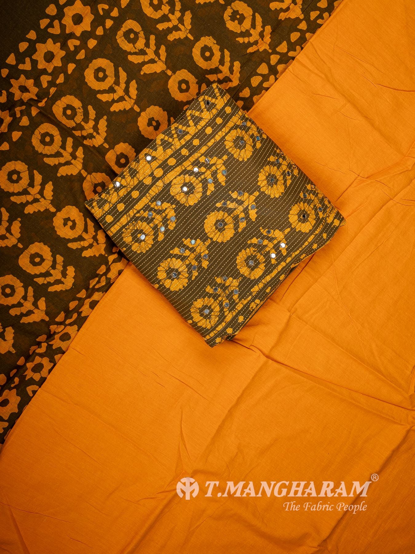 Cotton Chudidhar Fabric Set