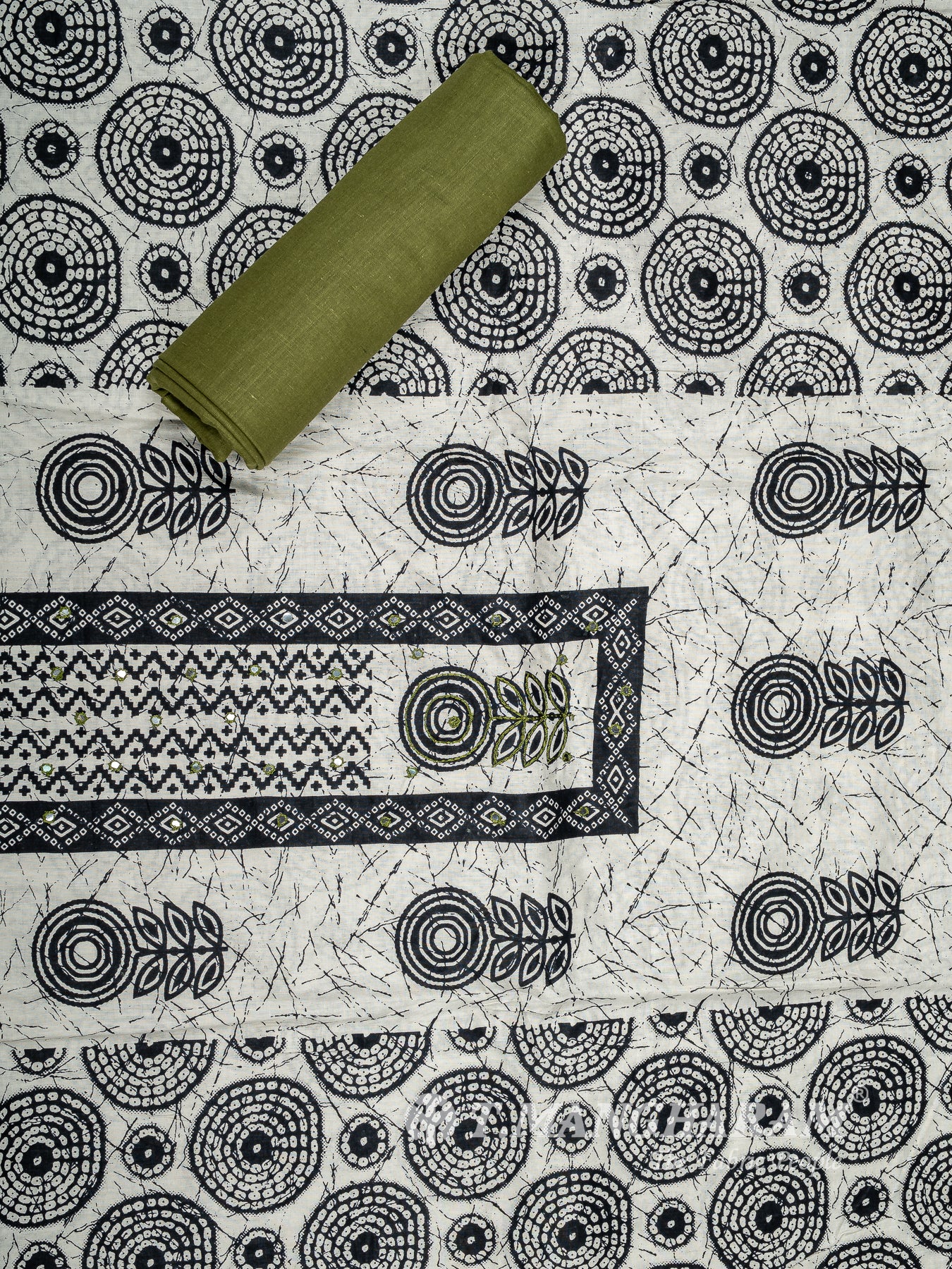 Cotton Chudidhar Fabric Set