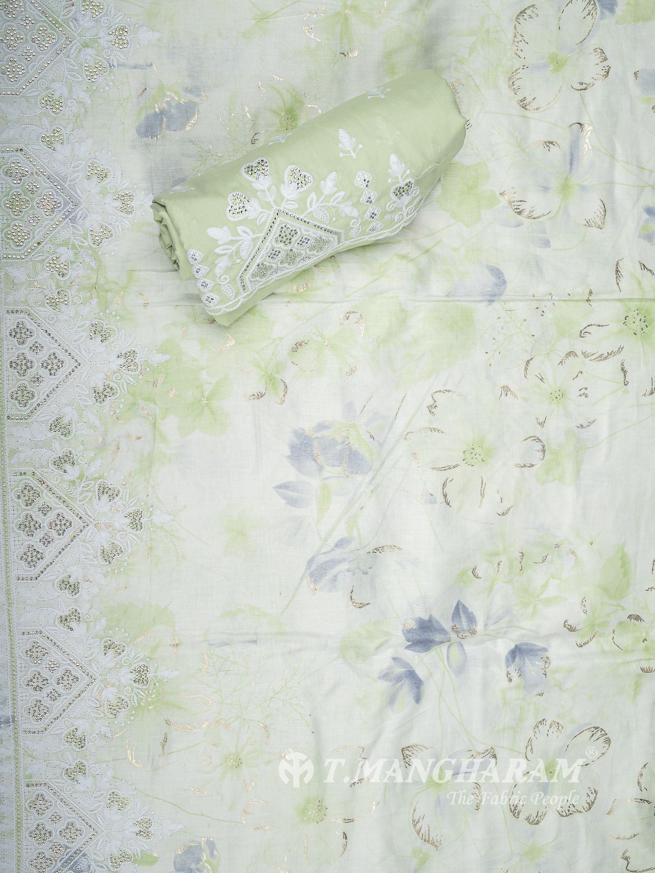 Cotton Chudidhar Fabric Set