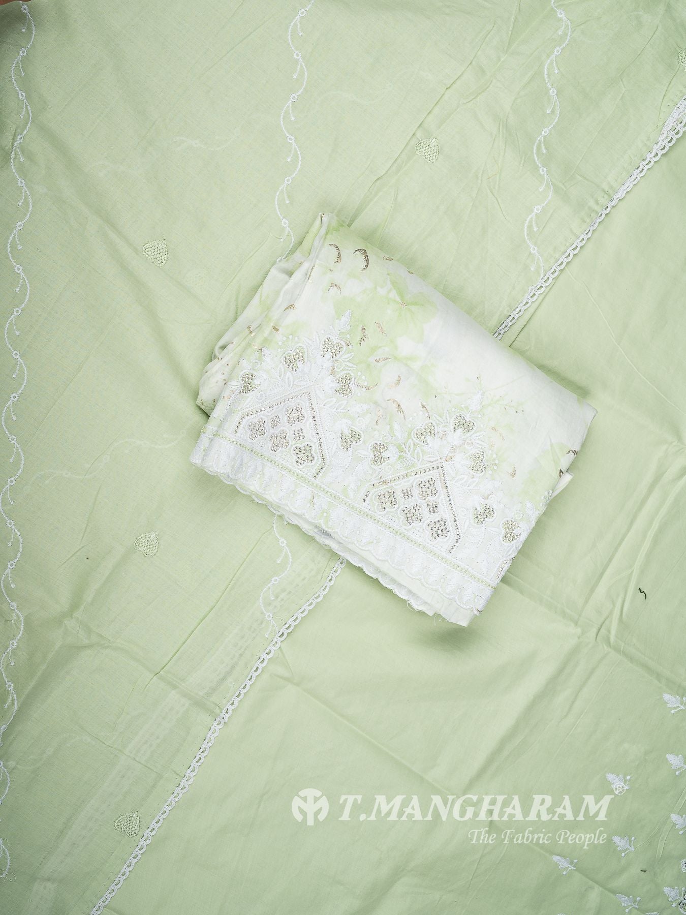 Cotton Chudidhar Fabric Set