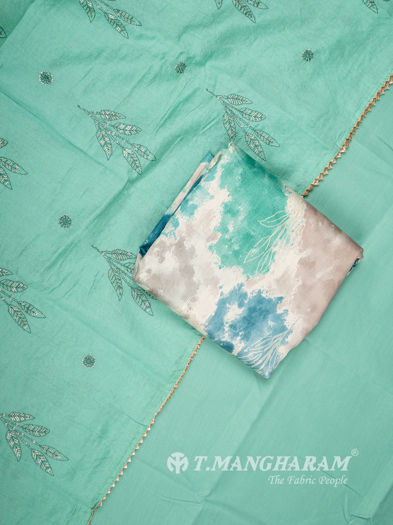 Cotton Chudidhar Fabric Set