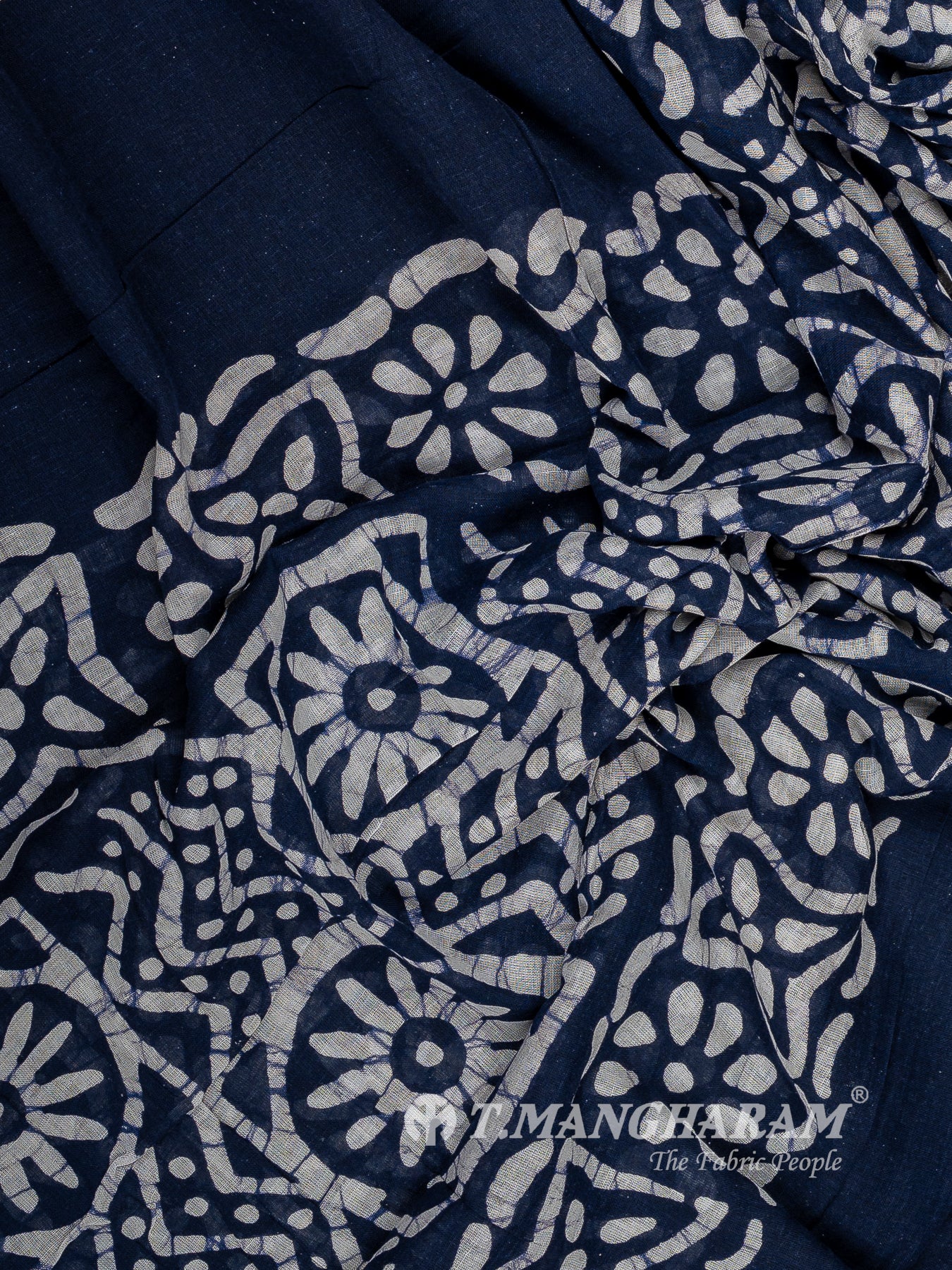 Blue Cotton Chudidhar Fabric Set - EG2073