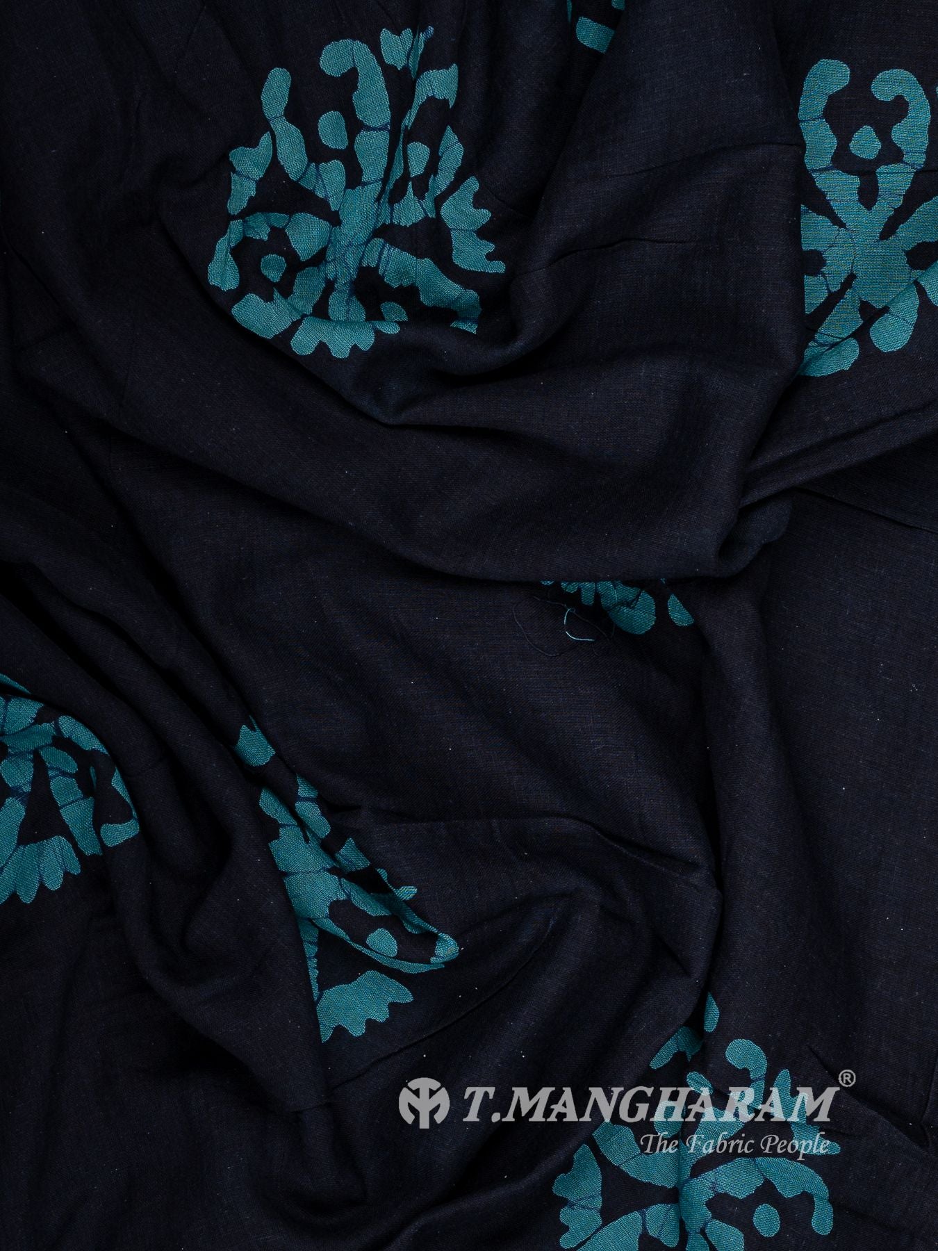 Blue Cotton Chudidhar Fabric Set - EG2093