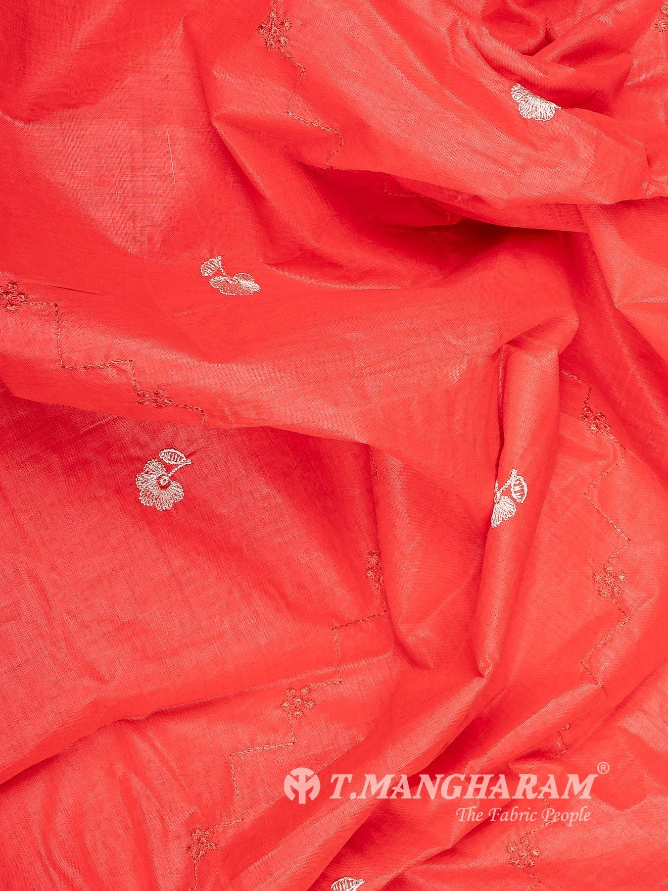 Cream Cotton Chudidhar Fabric Set - EG2081