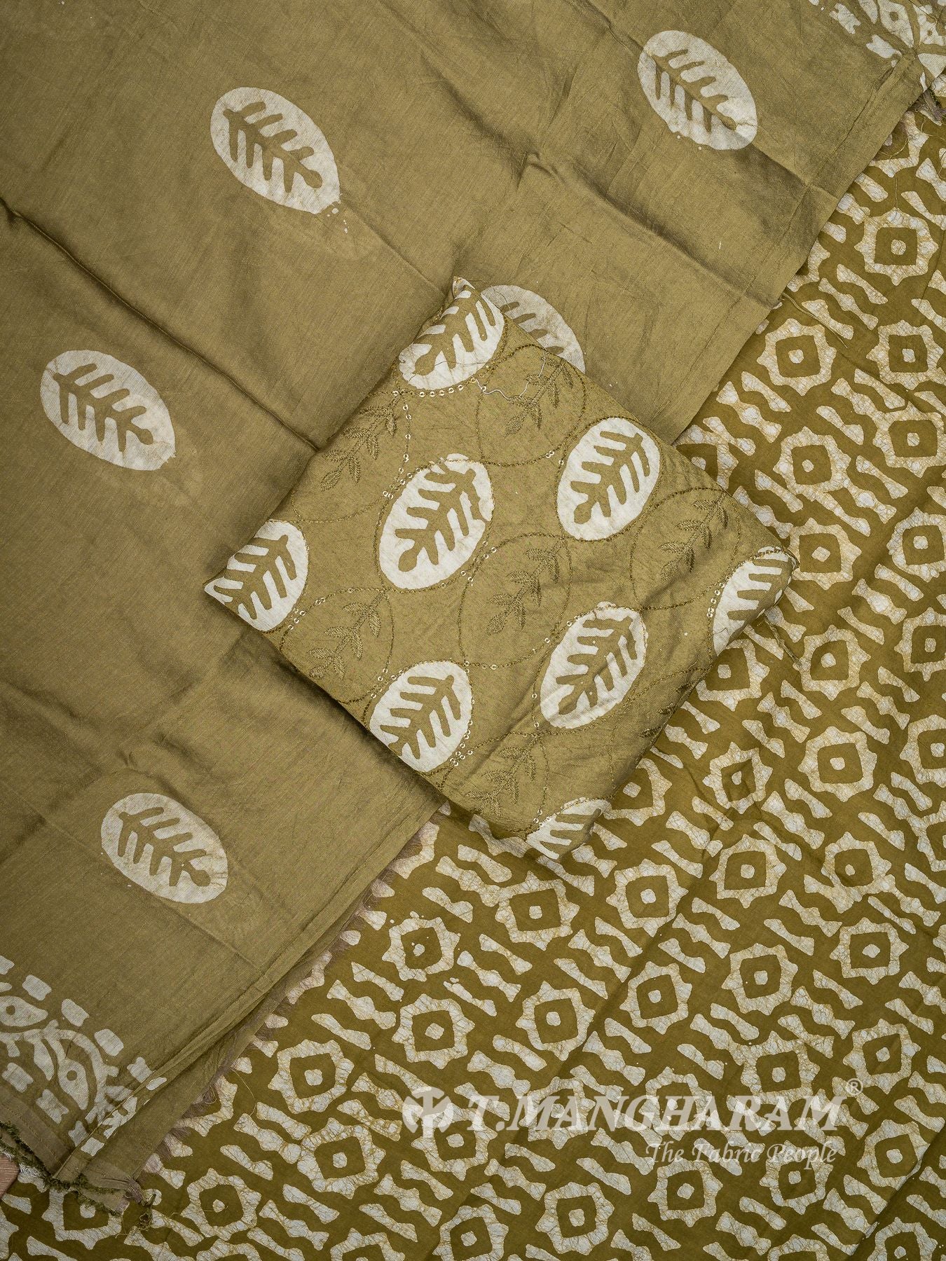Cotton Chudidhar Fabric Set