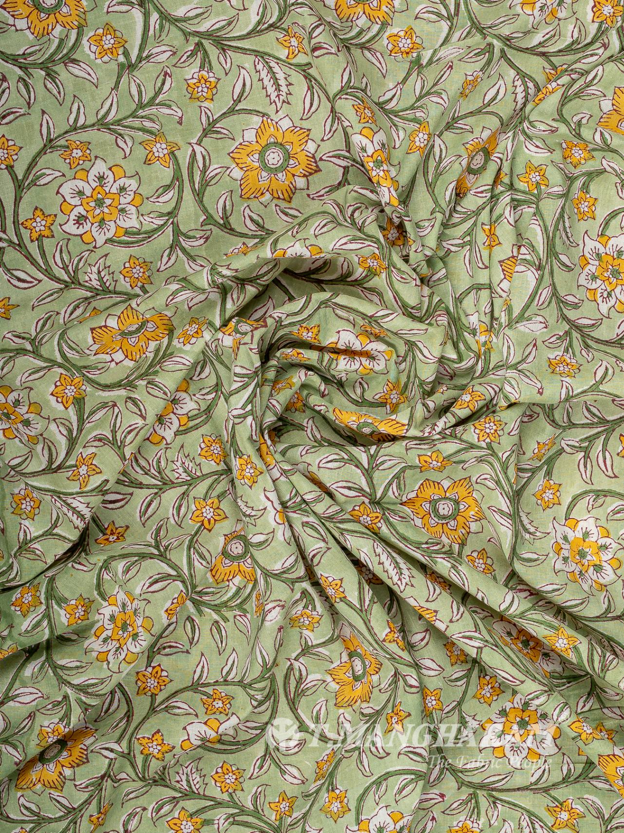 Green Cotton Fabric - EC16061