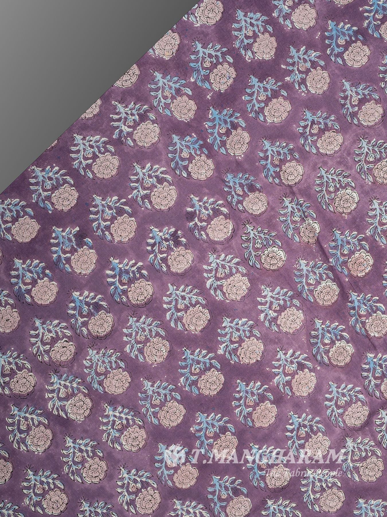 Purple Cotton Fabric - EC16026