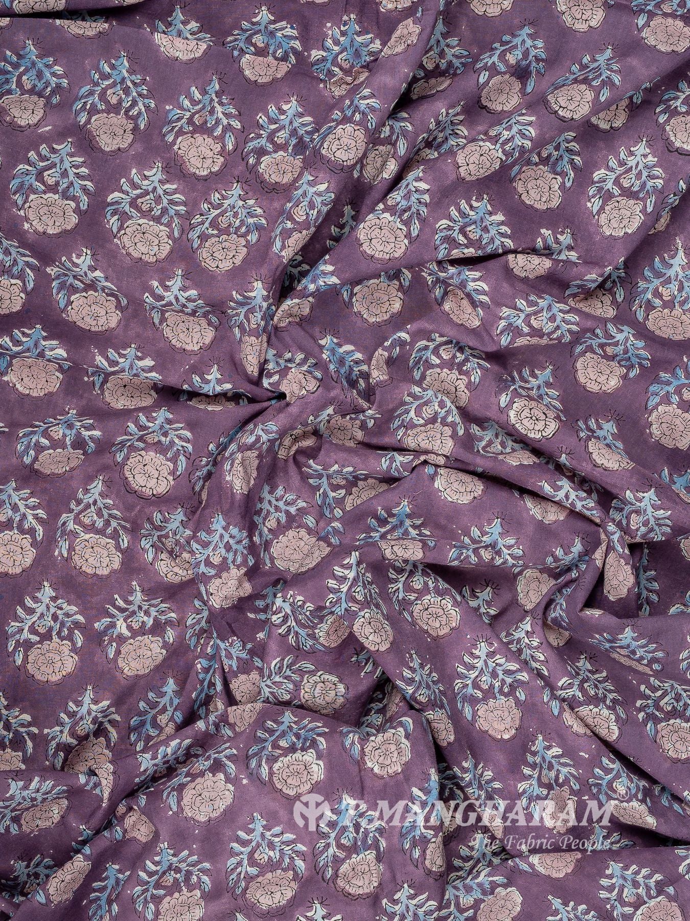 Purple Cotton Fabric - EC16026