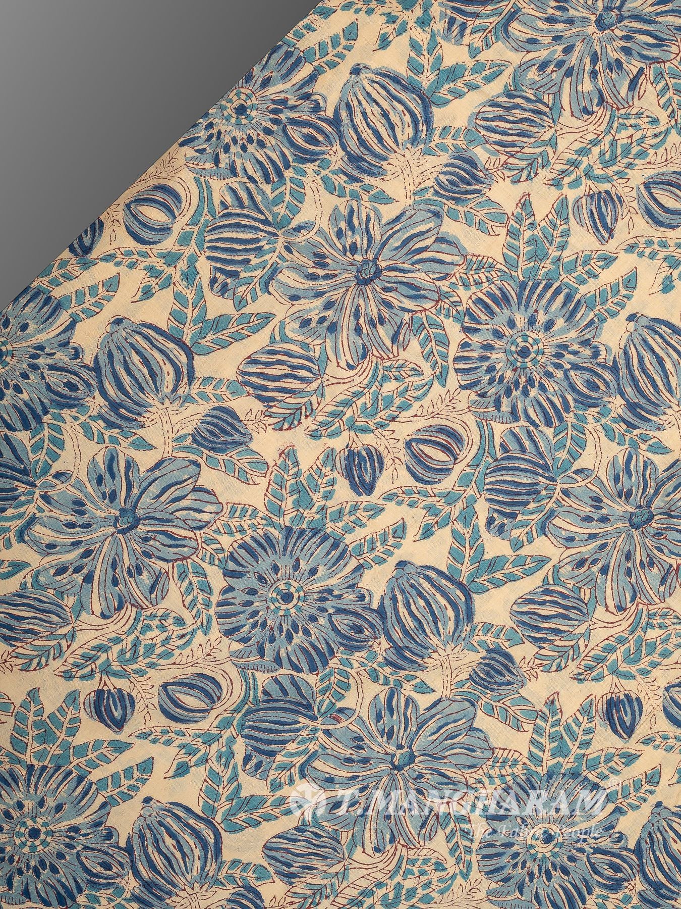 Cream Cotton Fabric - EC16055