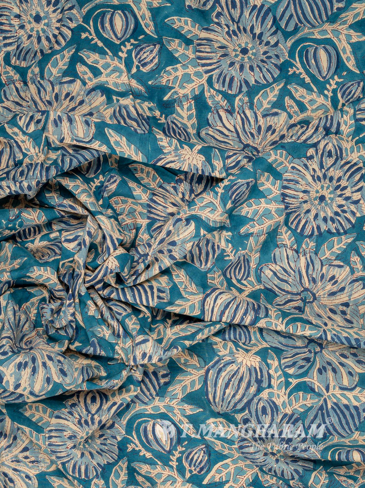 Blue Cotton Fabric - EC16039