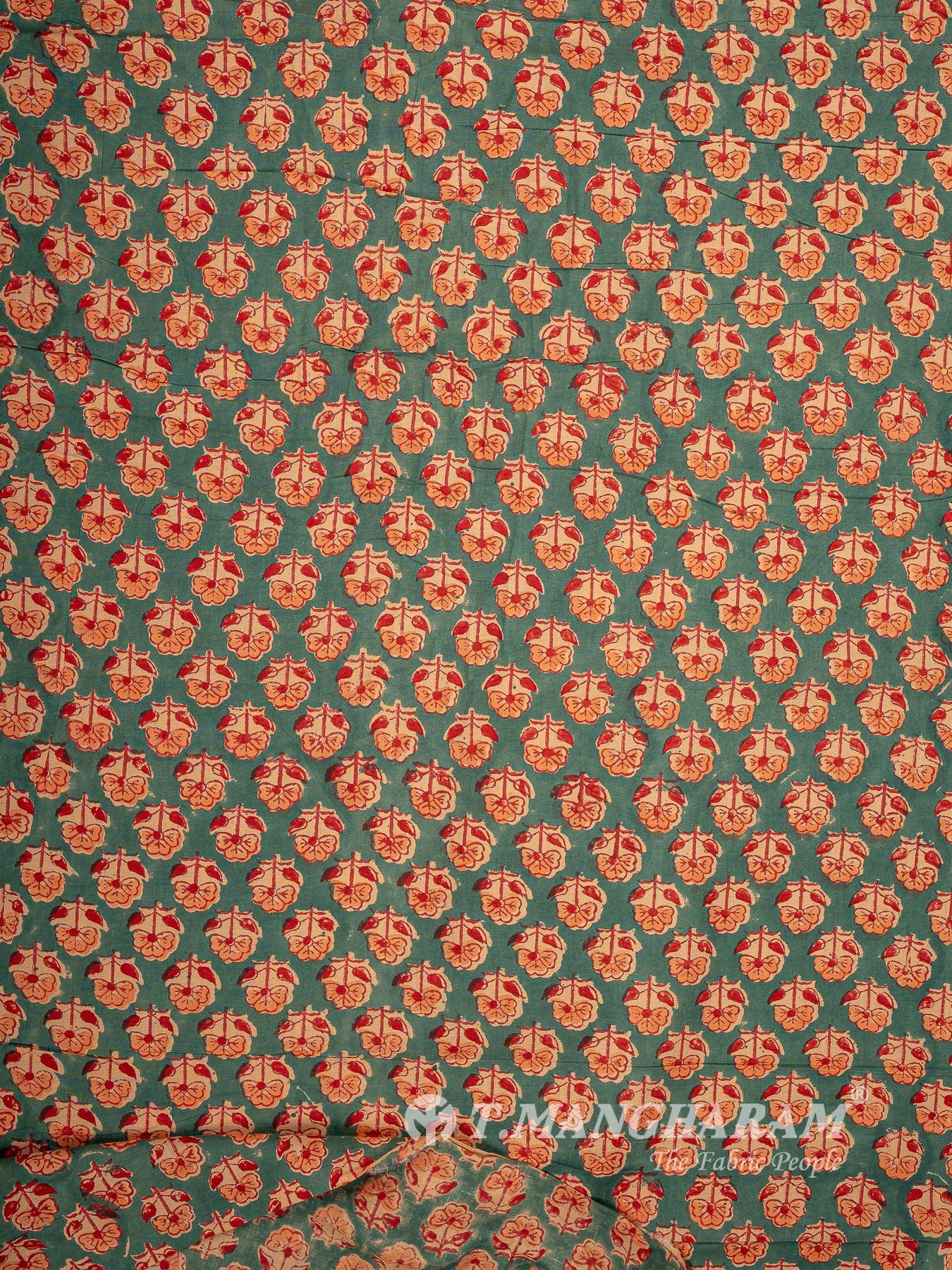 Green Cotton Fabric - EC16030