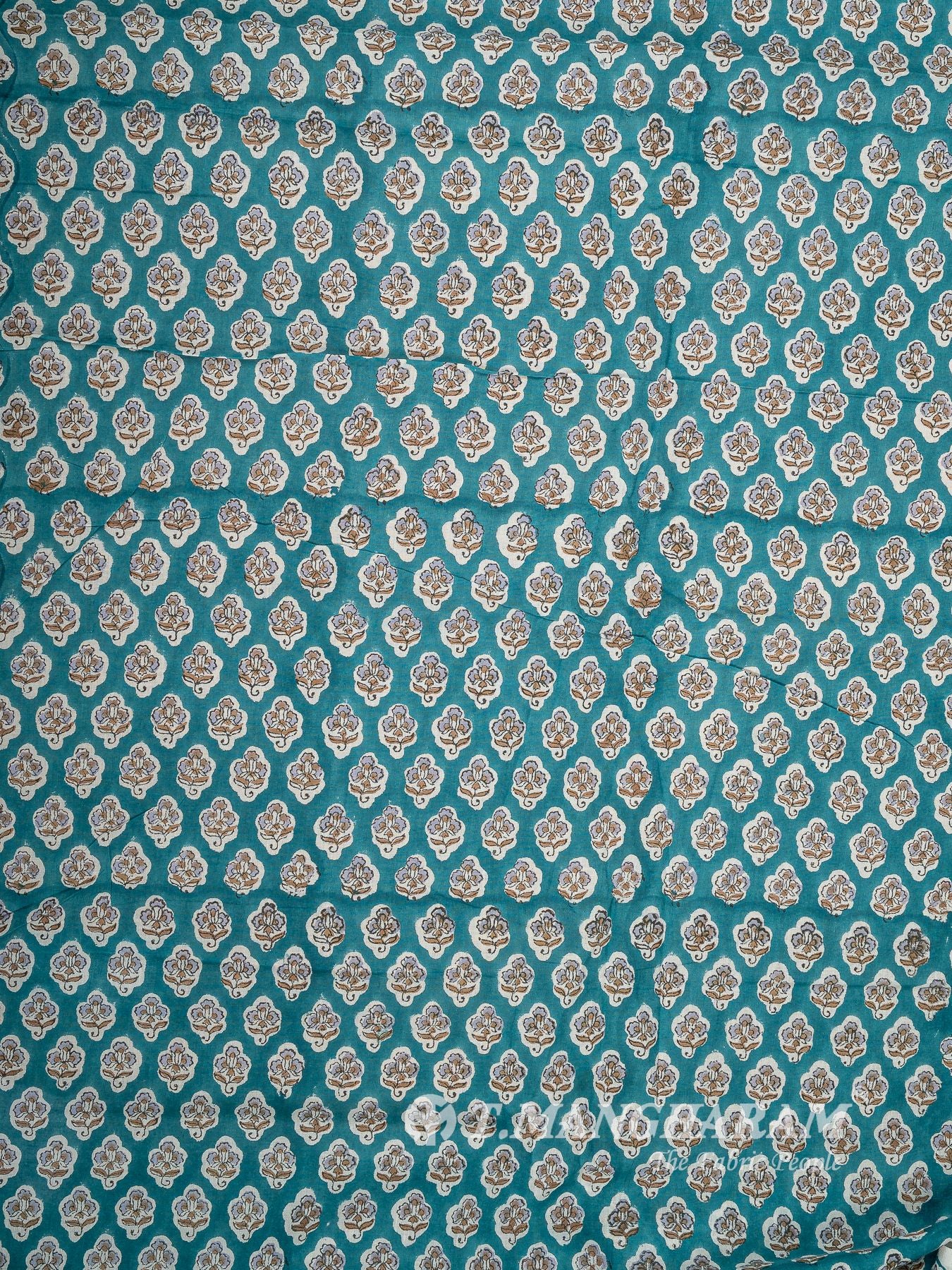 Blue Cotton Fabric - EC16045