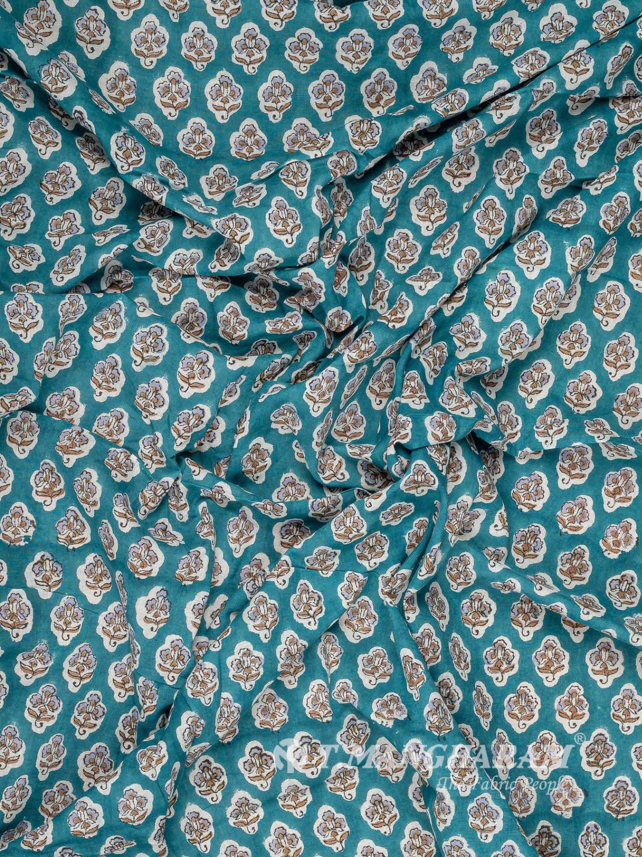 Blue Cotton Fabric - EC16045