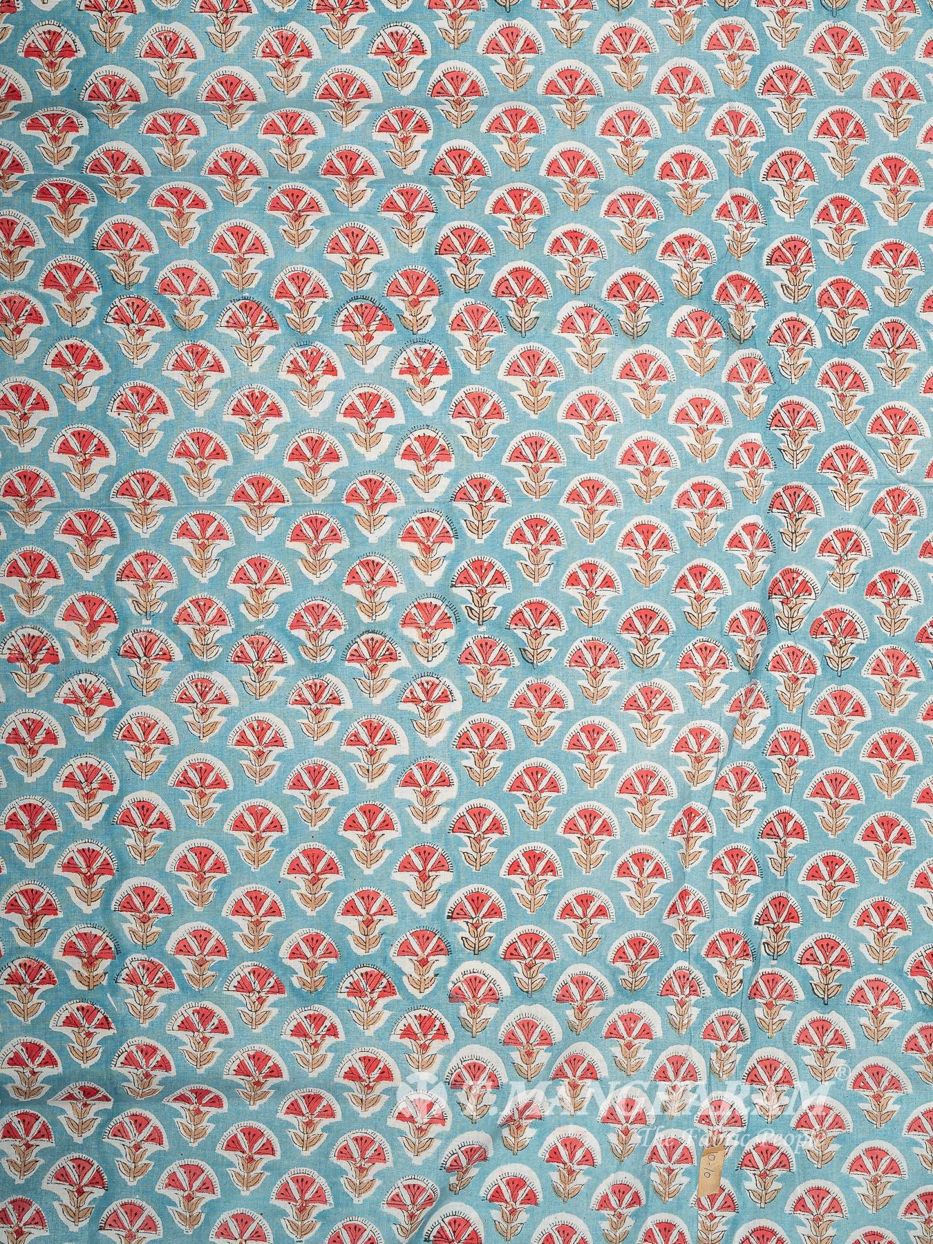 Blue Cotton Fabric - EC16035