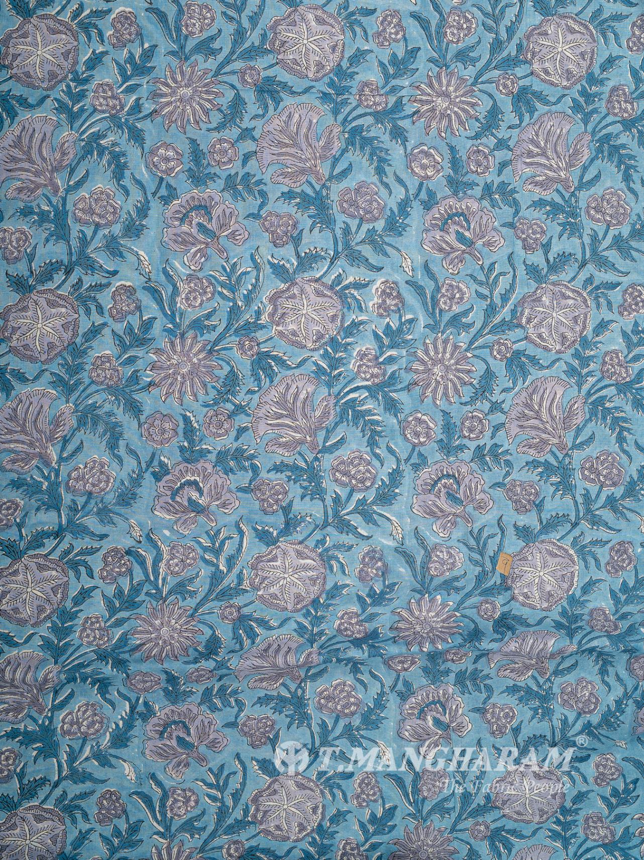 Blue Cotton Fabric - EC16068