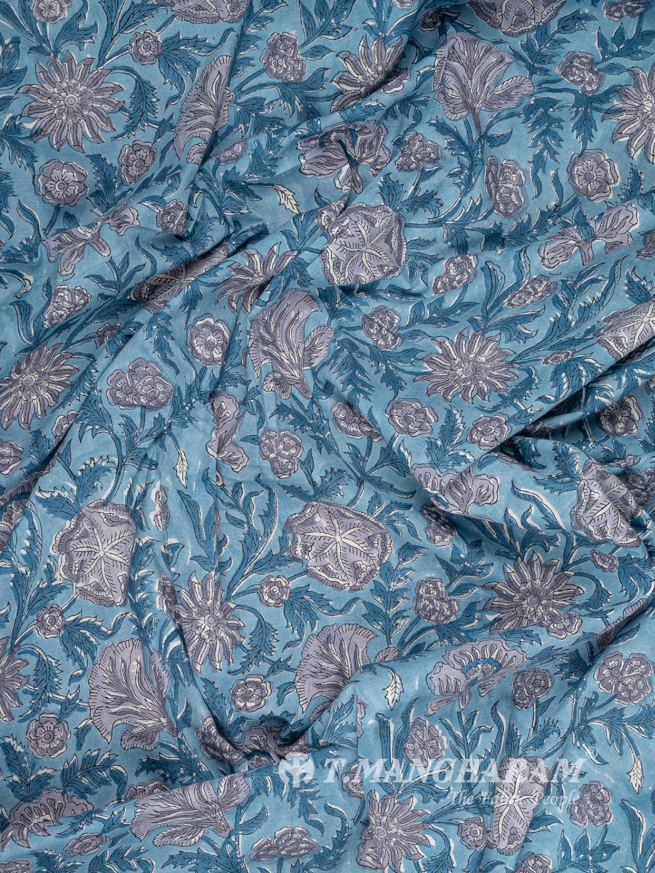 Blue Cotton Fabric - EC16068