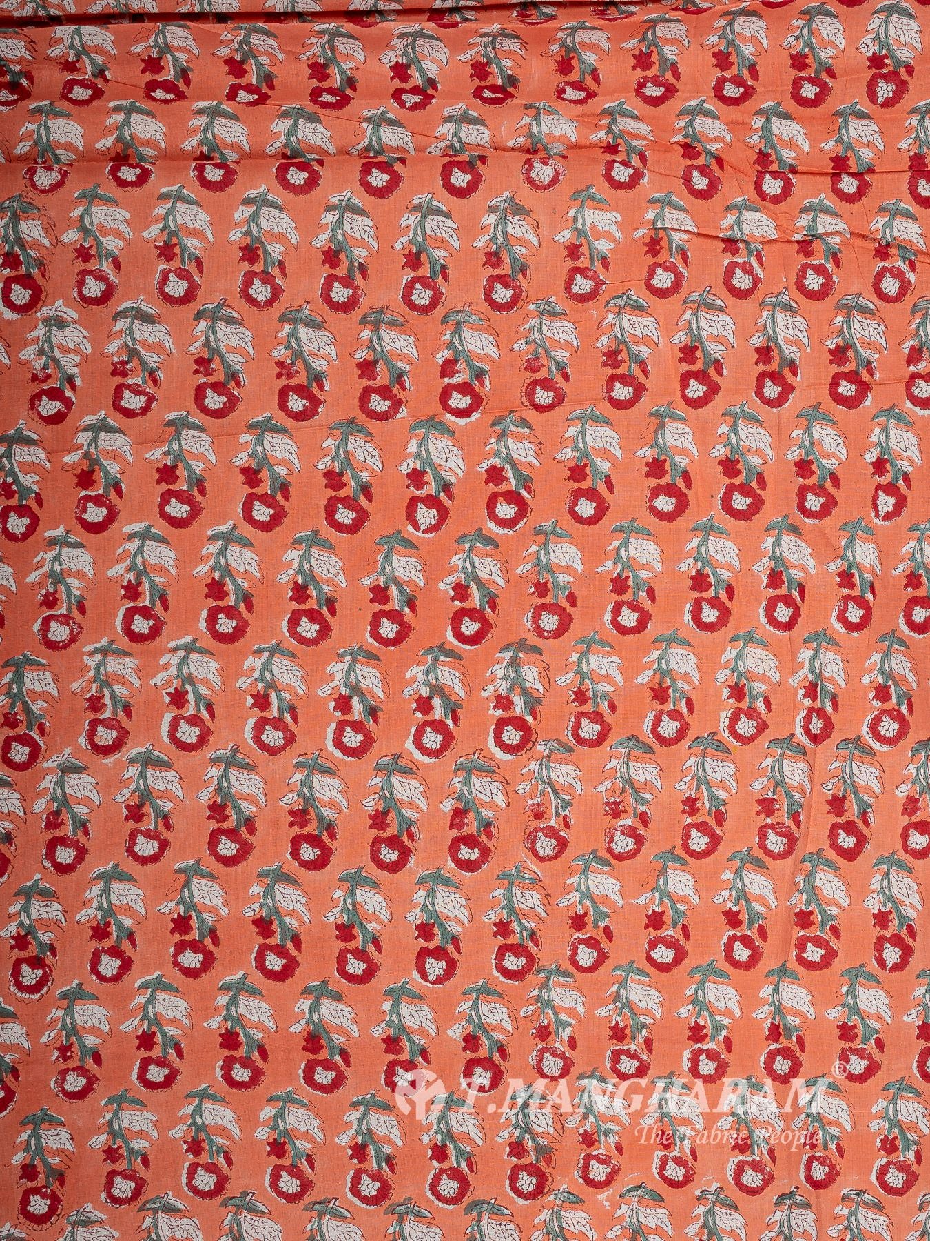 Peach Cotton Fabric - EC16025