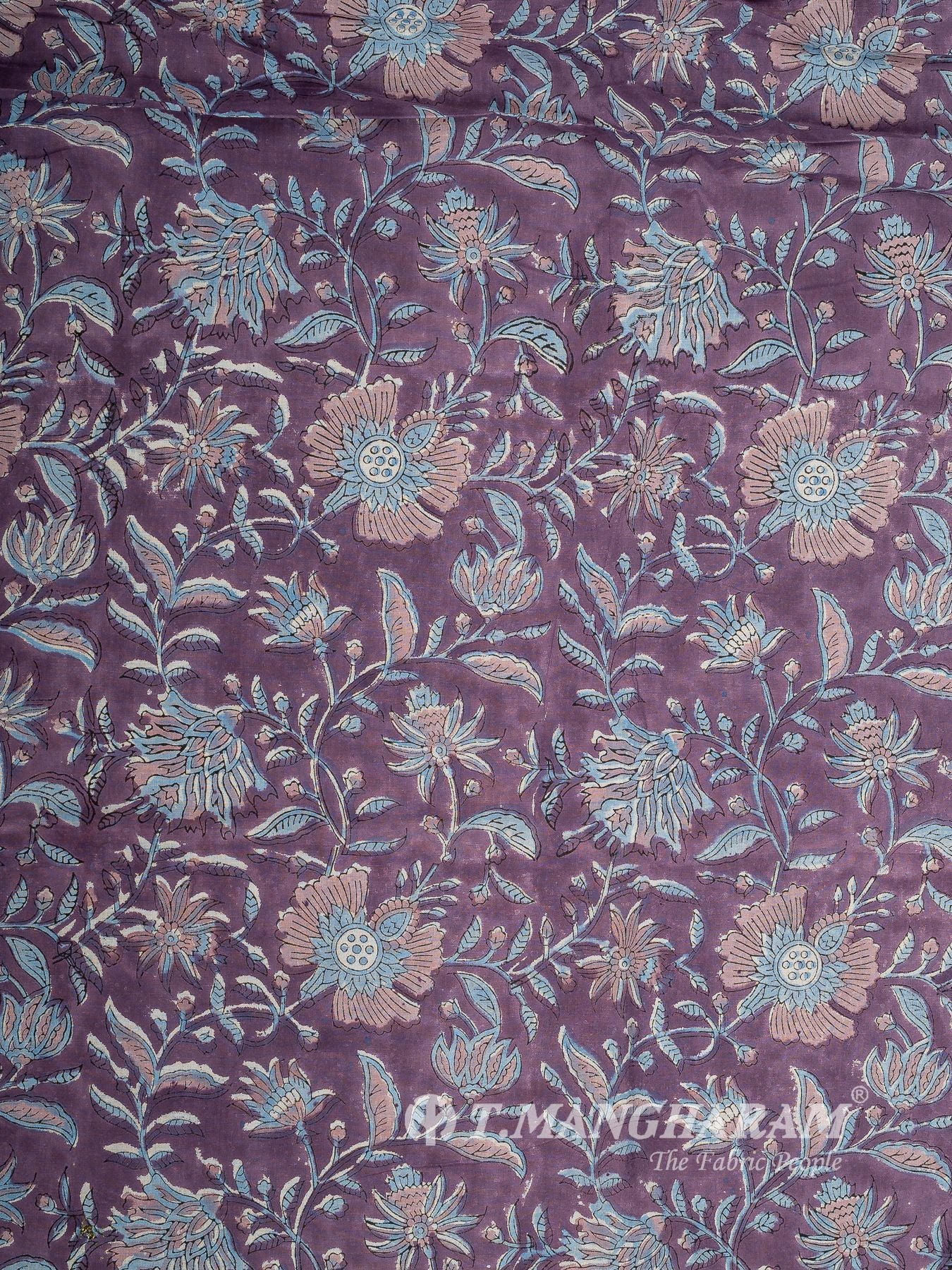 Purple Cotton Fabric - EC16019