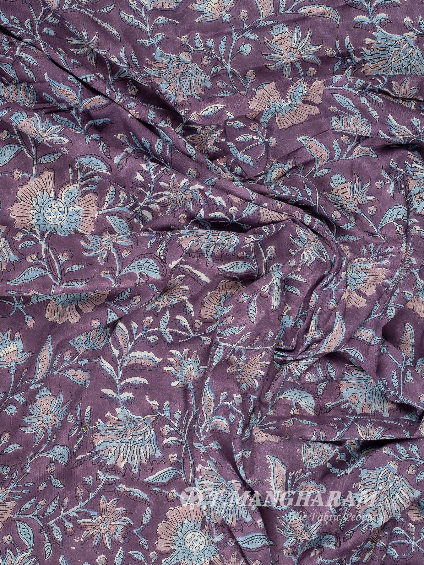 Purple Cotton Fabric - EC16019