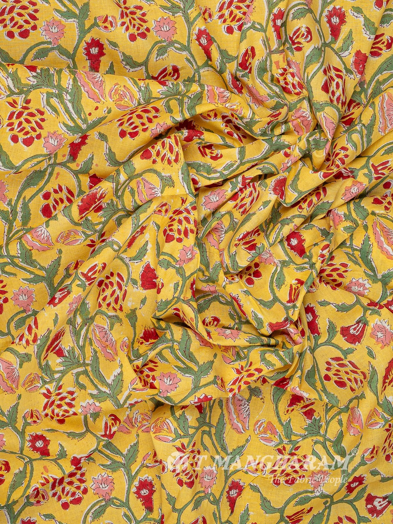 Yellow Cotton Fabric - EC16056