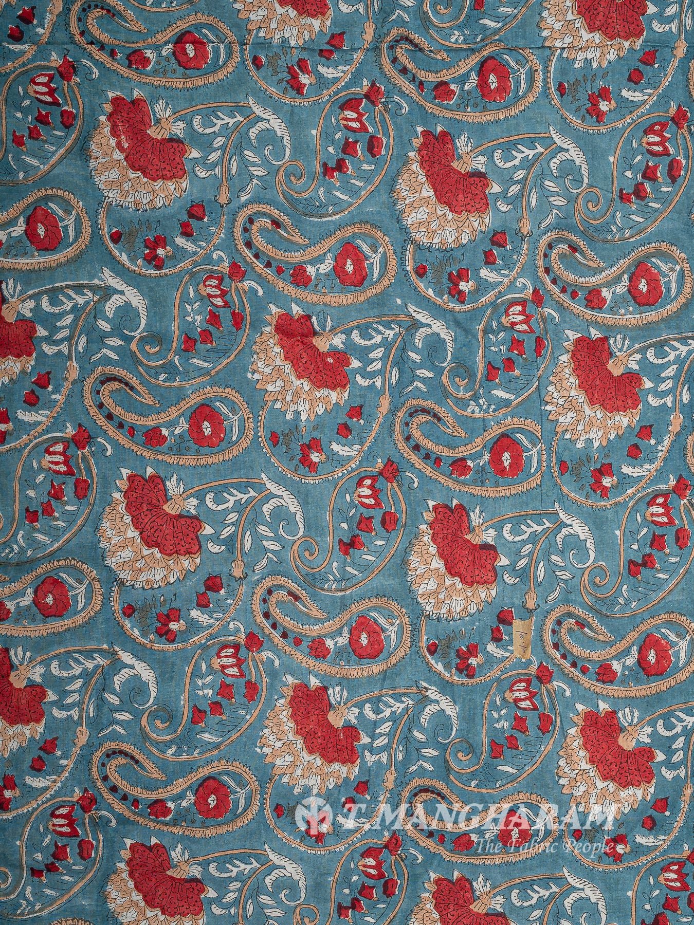 Blue Cotton Fabric - EC16058