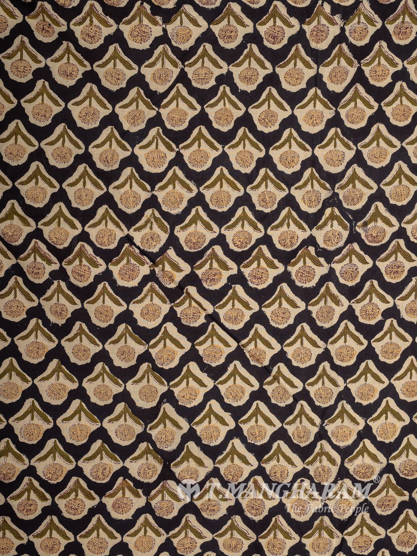 Black Cotton Fabric - EC16032