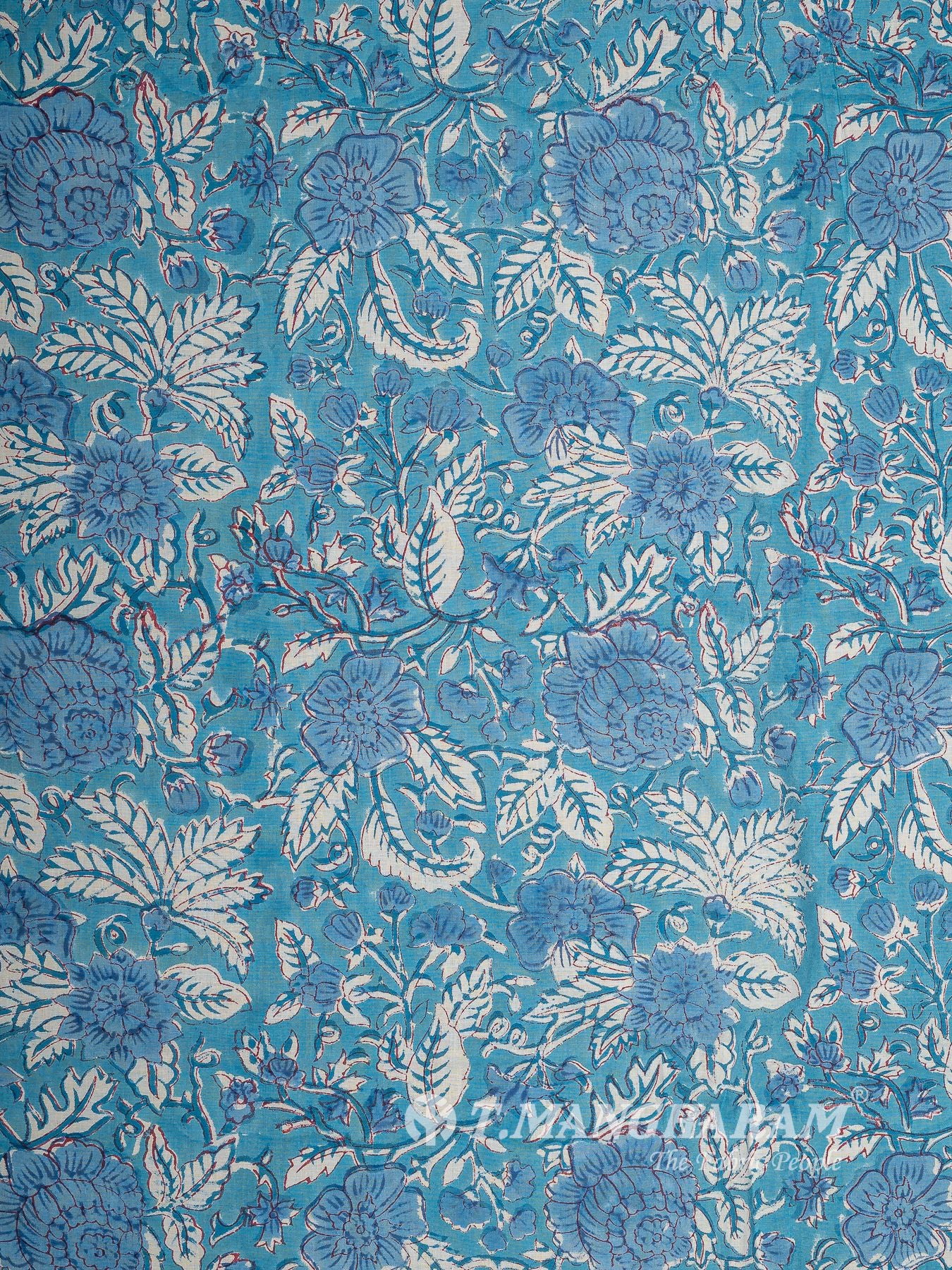 Blue Cotton Fabric - EC16060