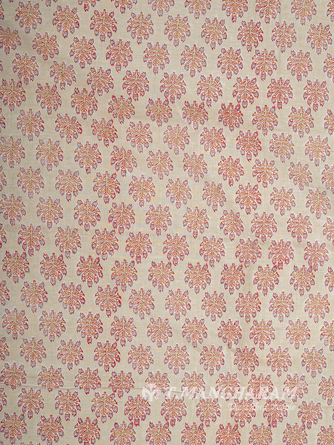 Beige Cotton Fabric - EC16014