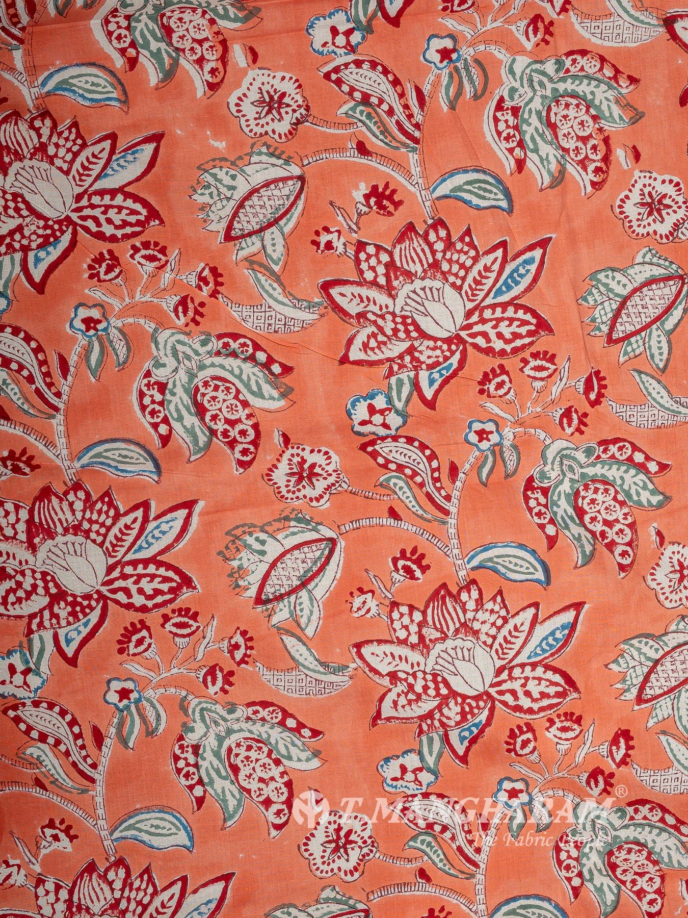 Orange Cotton Fabric - EC16050