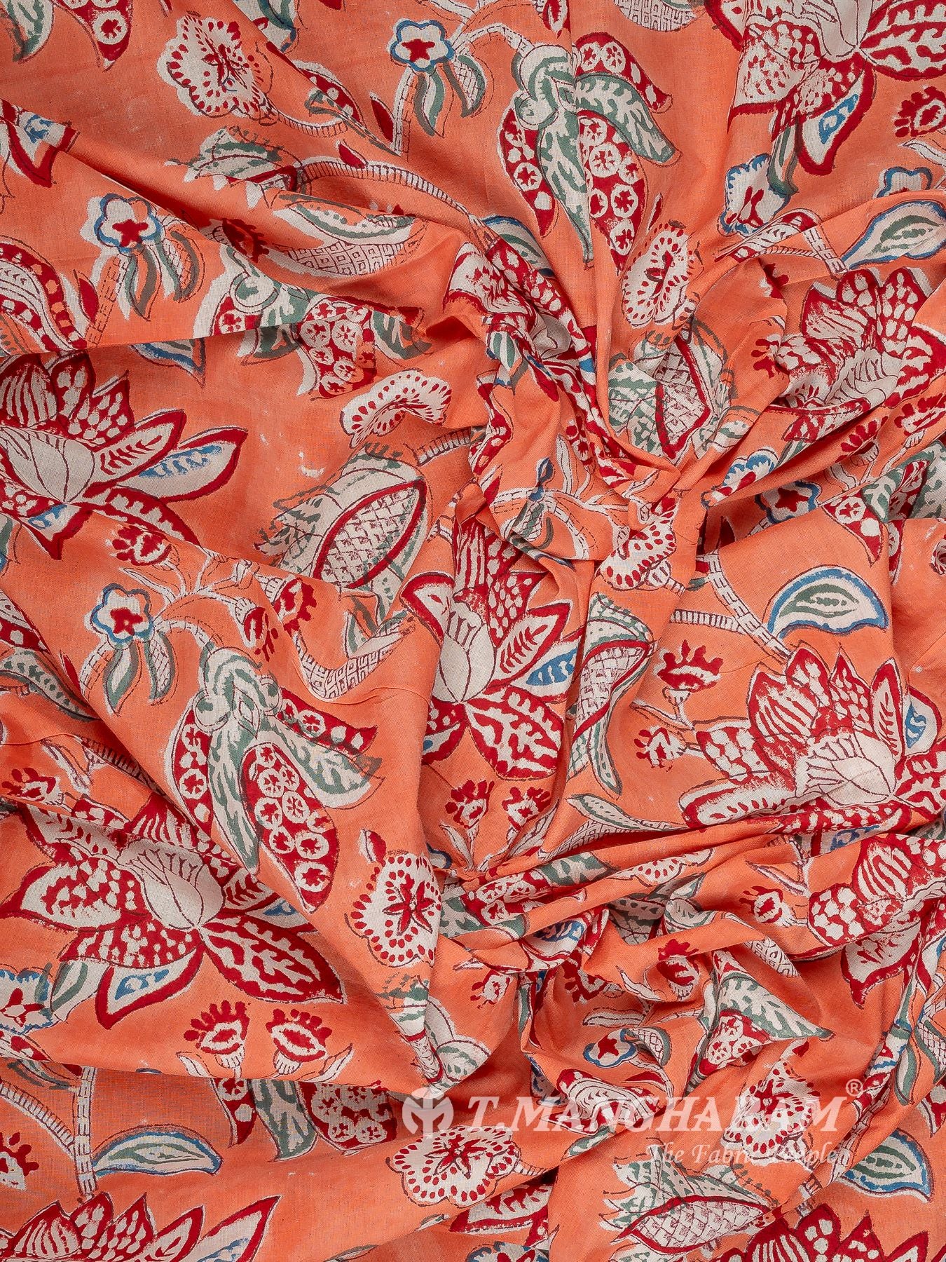 Orange Cotton Fabric - EC16050