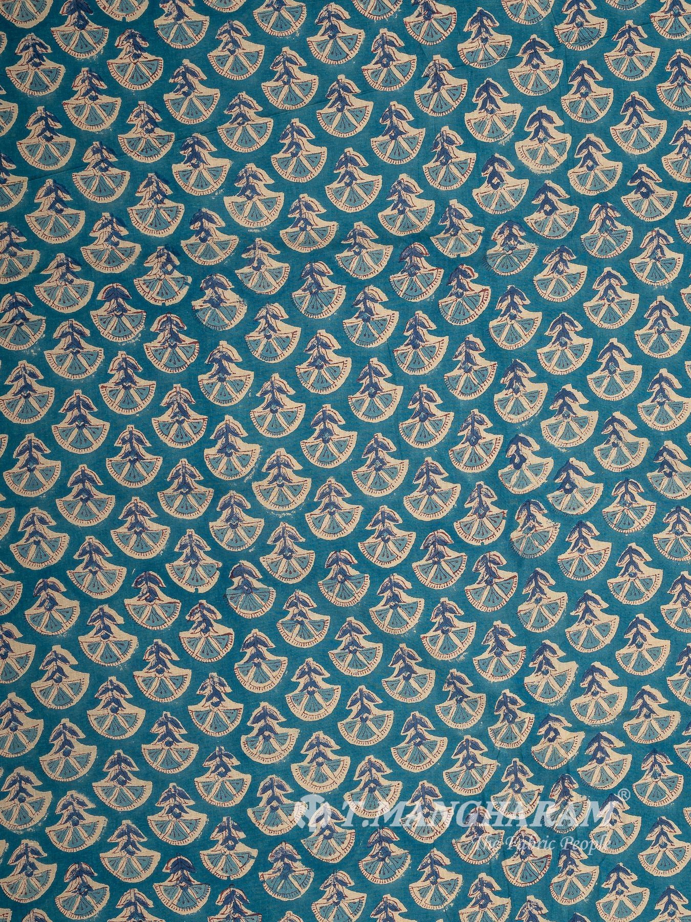 Blue Cotton Fabric - EC16055