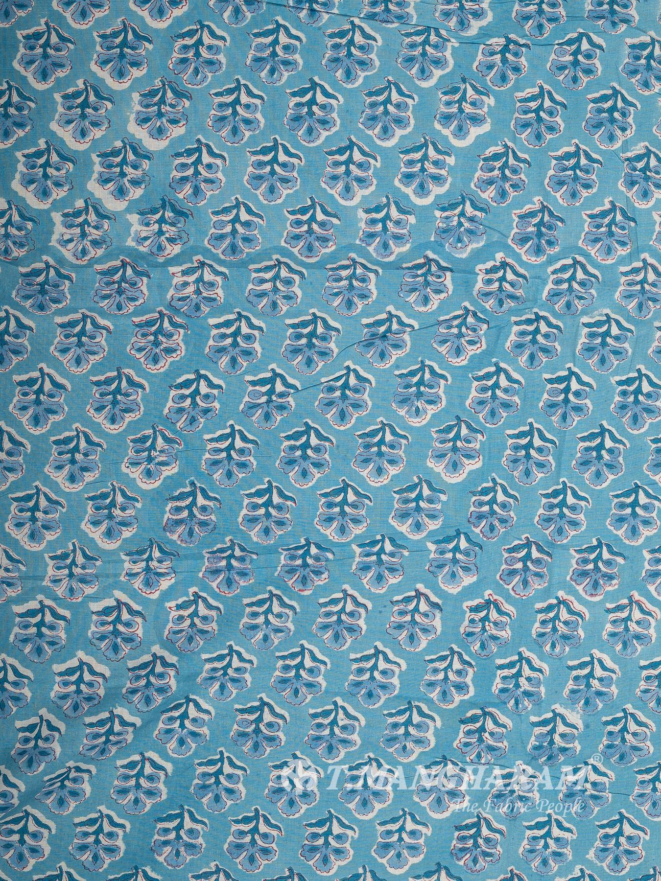 Blue Cotton Fabric - EC16051