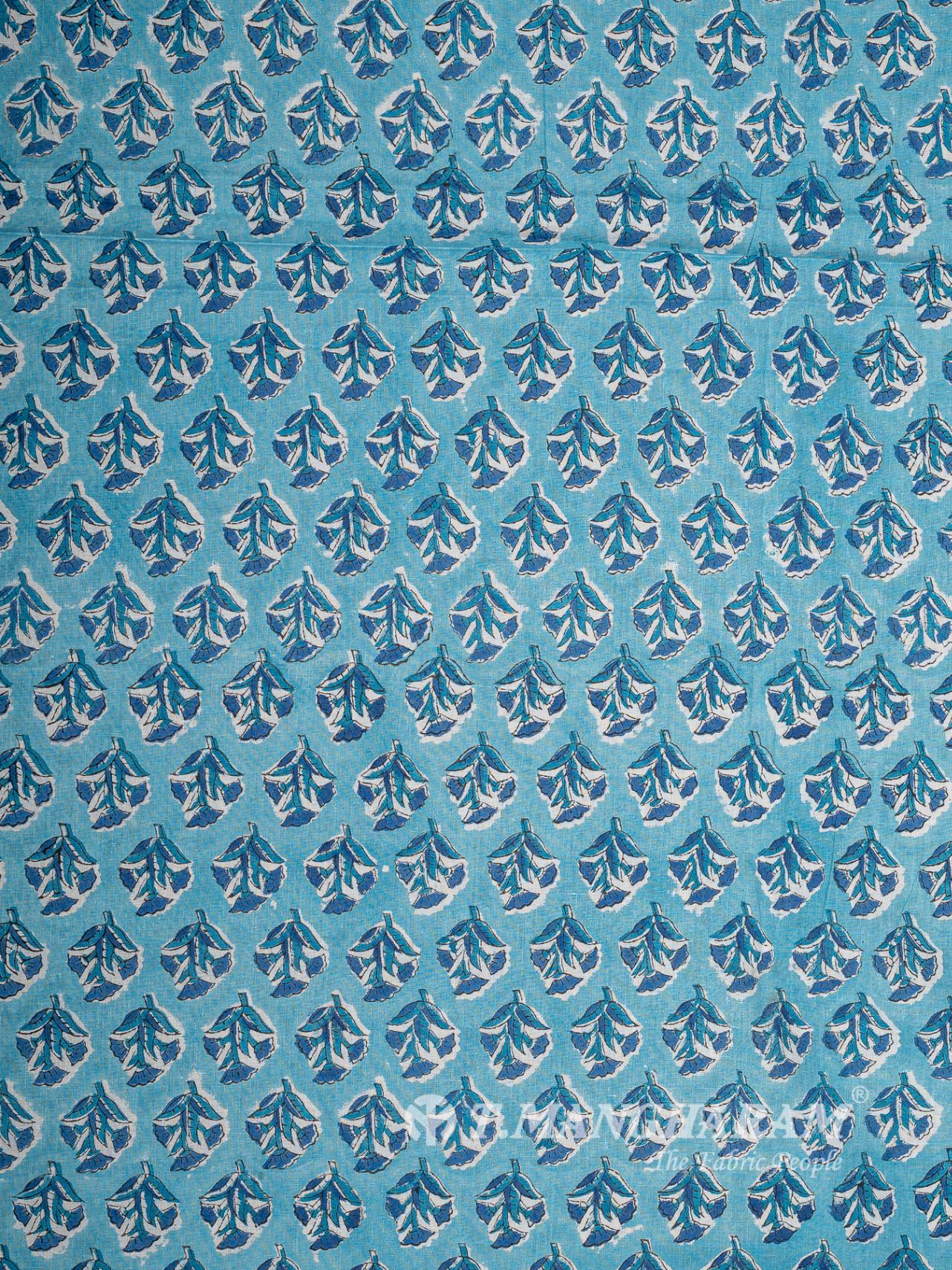 Blue Cotton Fabric - EC16052
