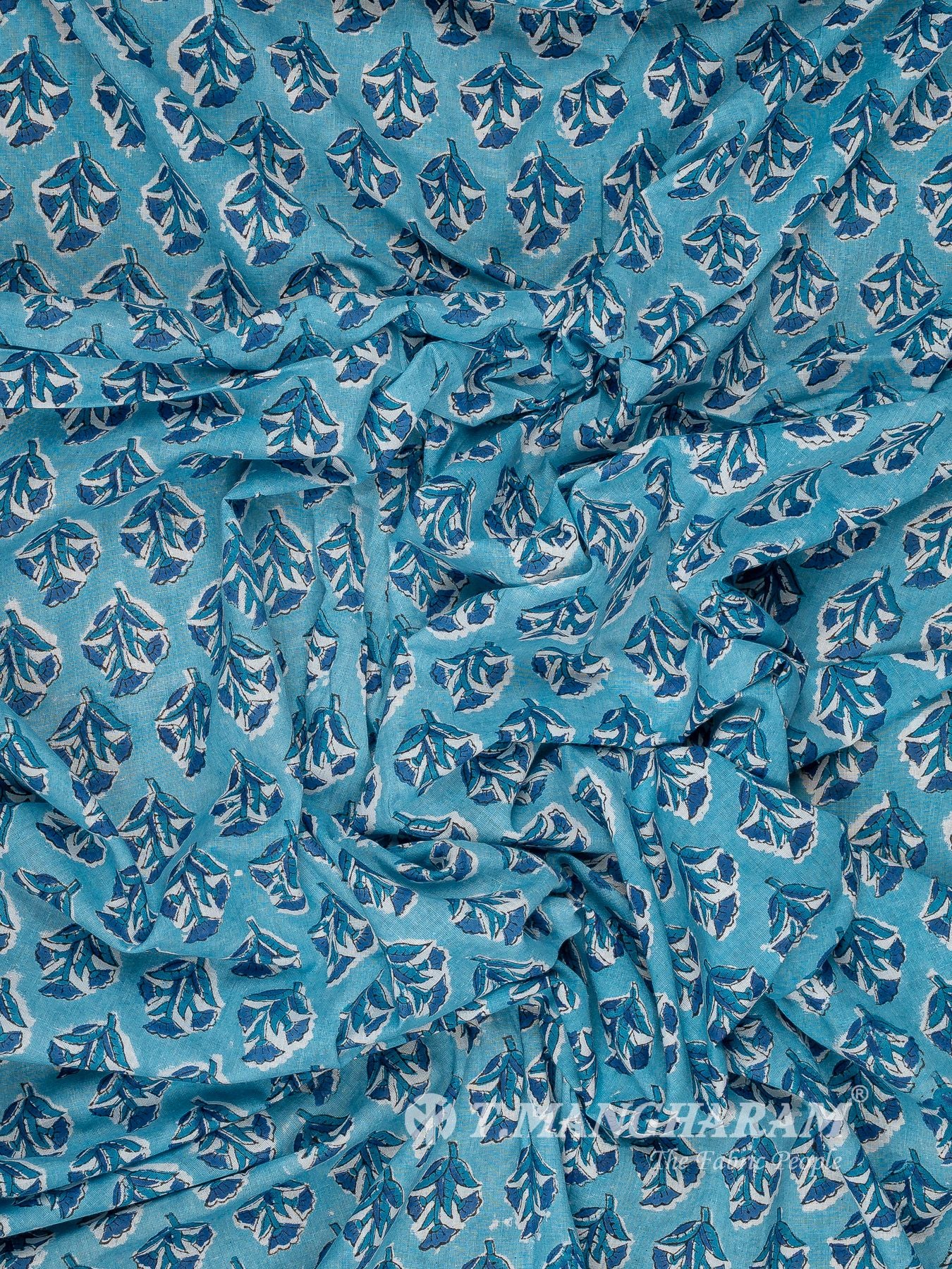Blue Cotton Fabric - EC16052