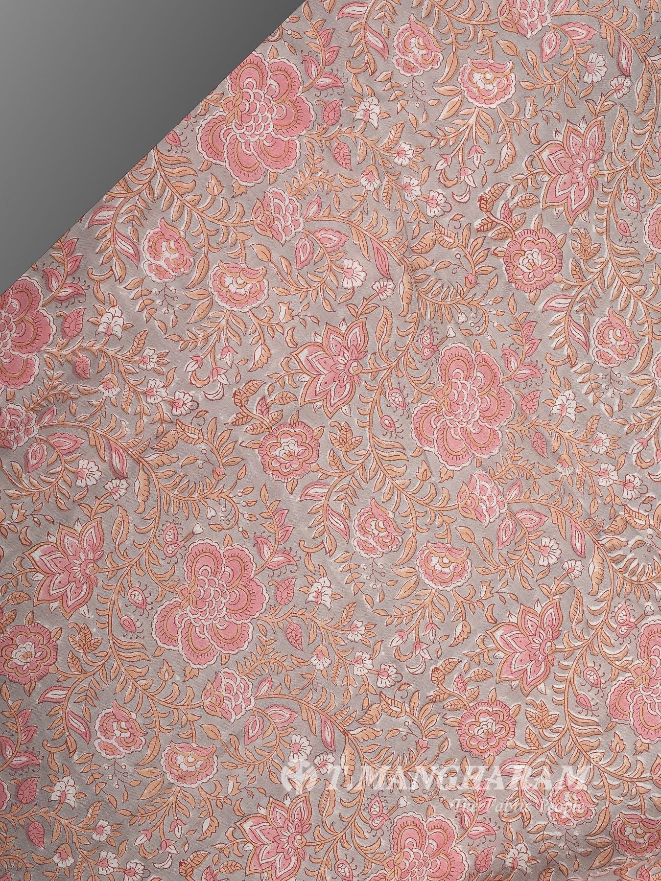 Grey Cotton Fabric - EC16036