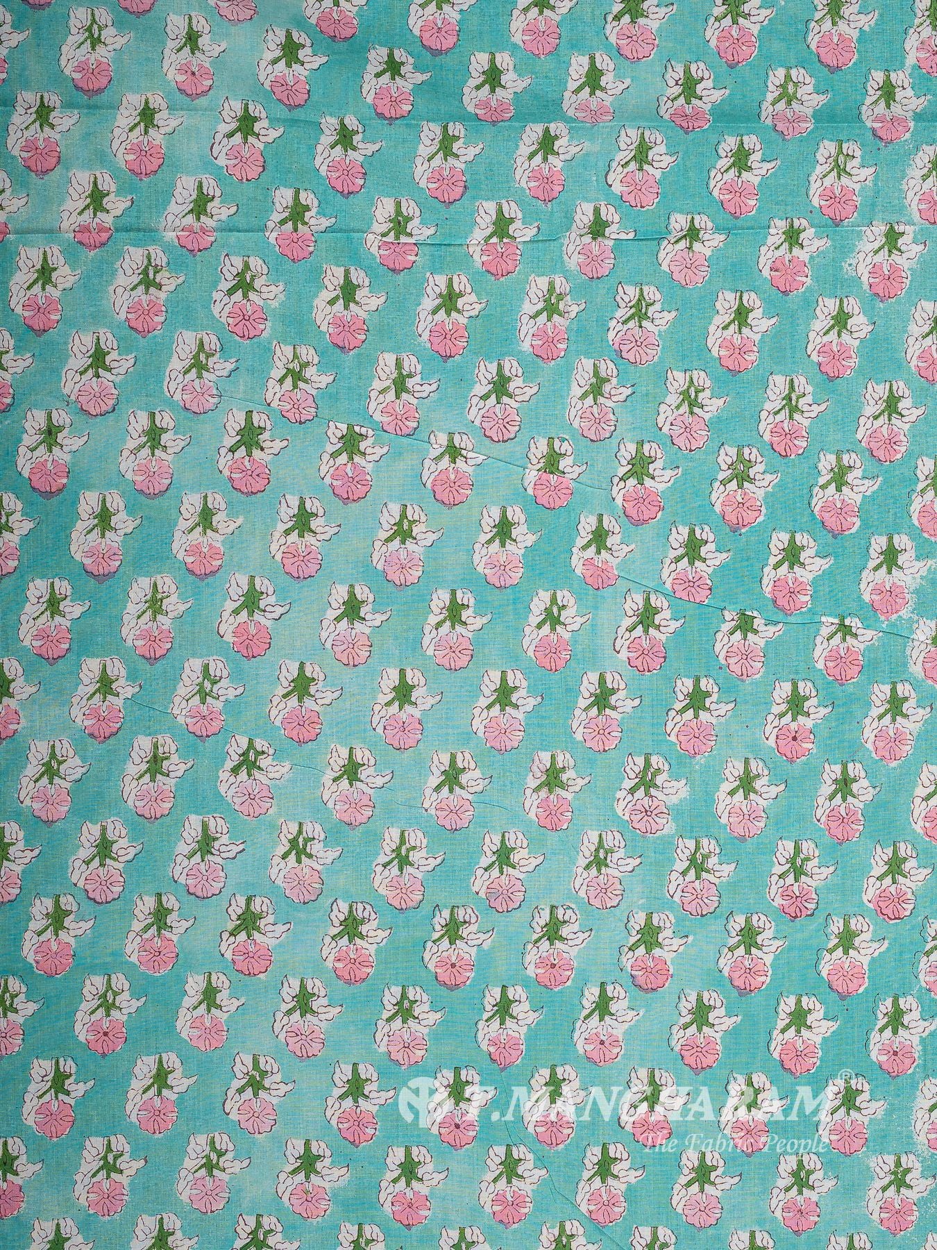 Blue Cotton Fabric - EC16037