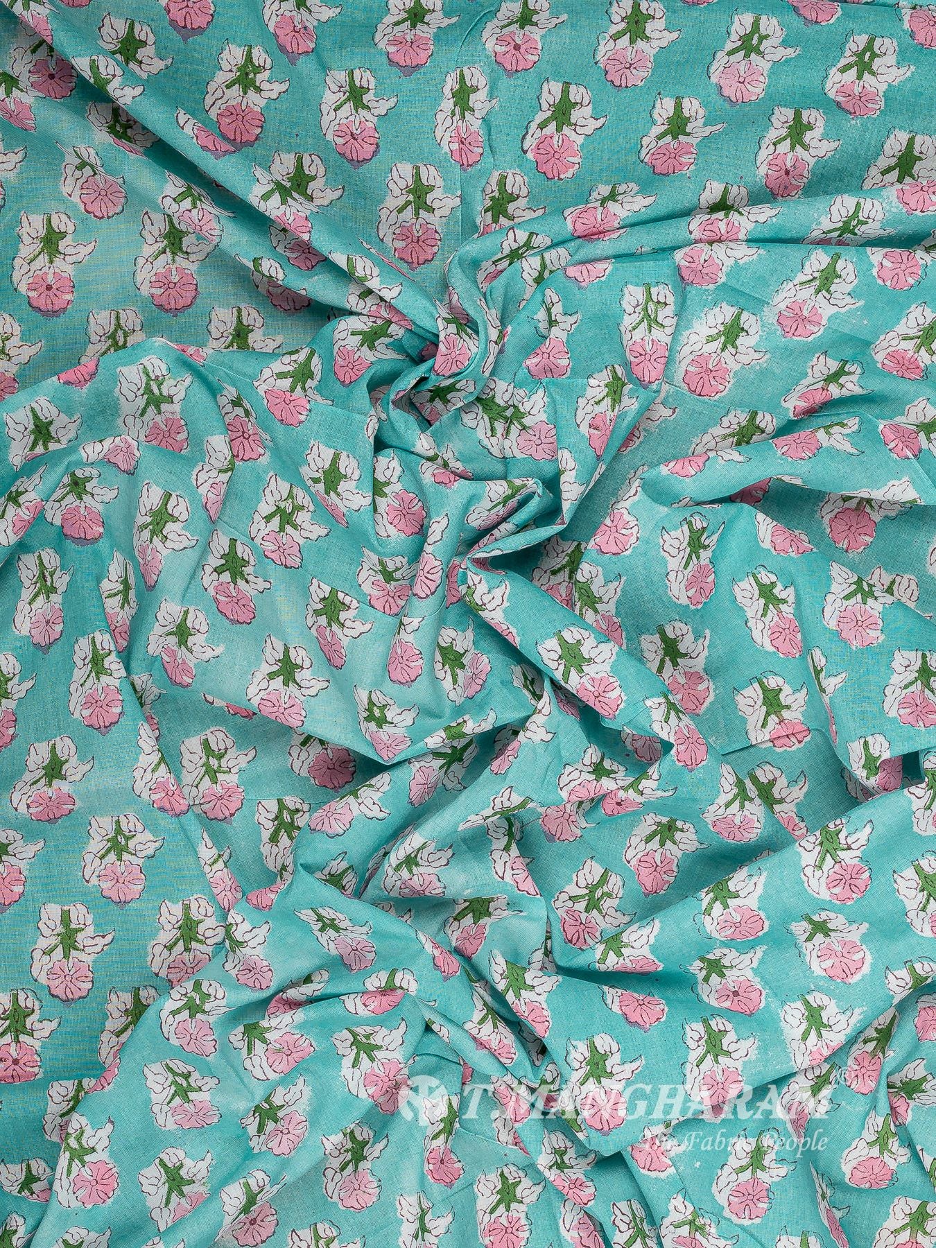 Blue Cotton Fabric - EC16037