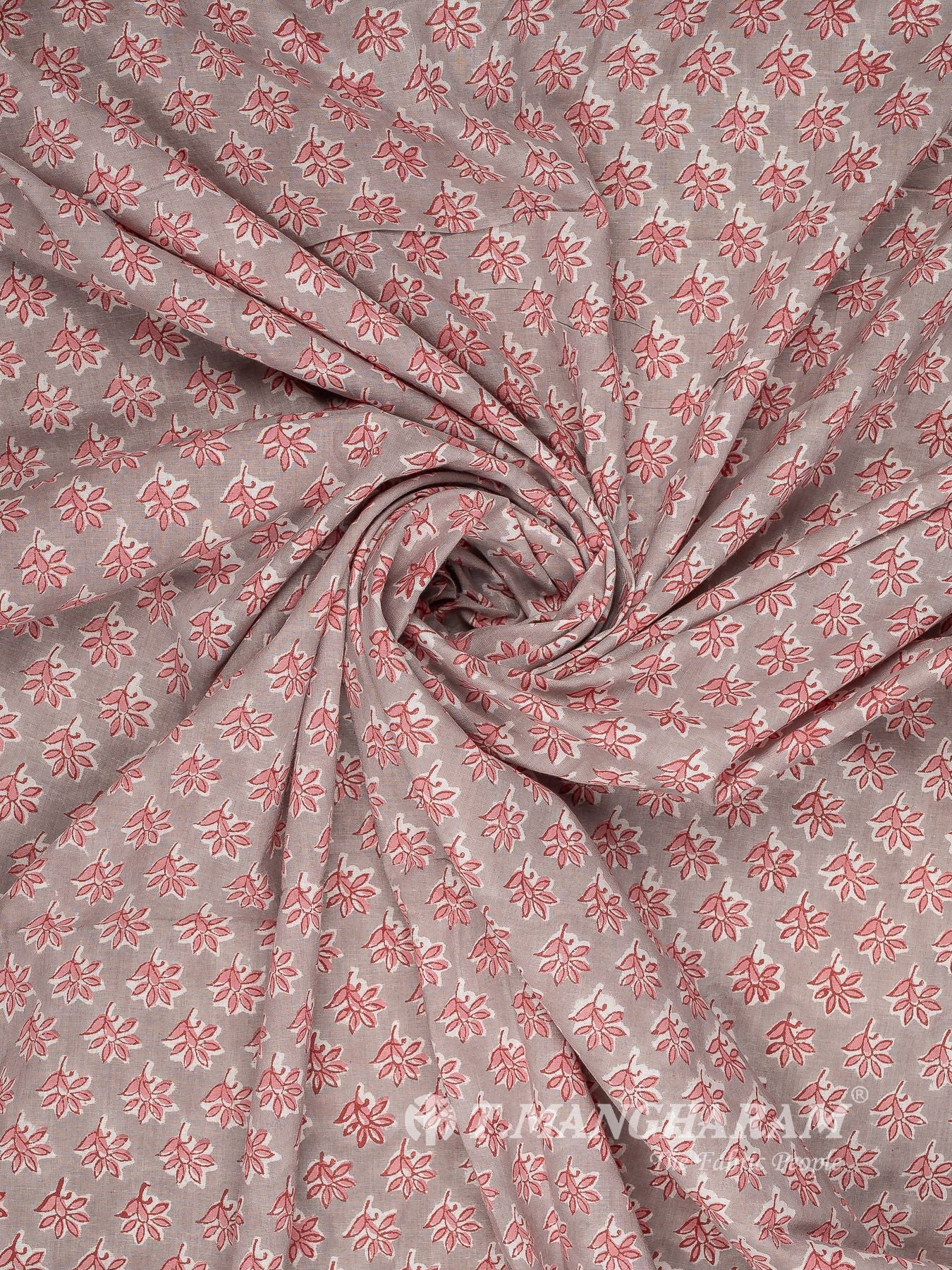 Grey Cotton Fabric - EC16048