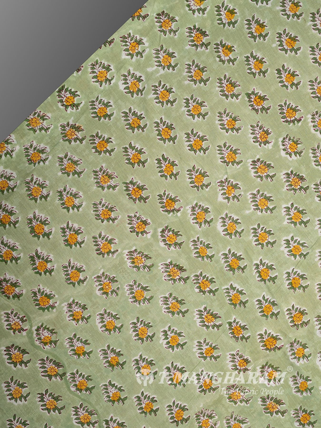 Green Cotton Fabric - EC16041