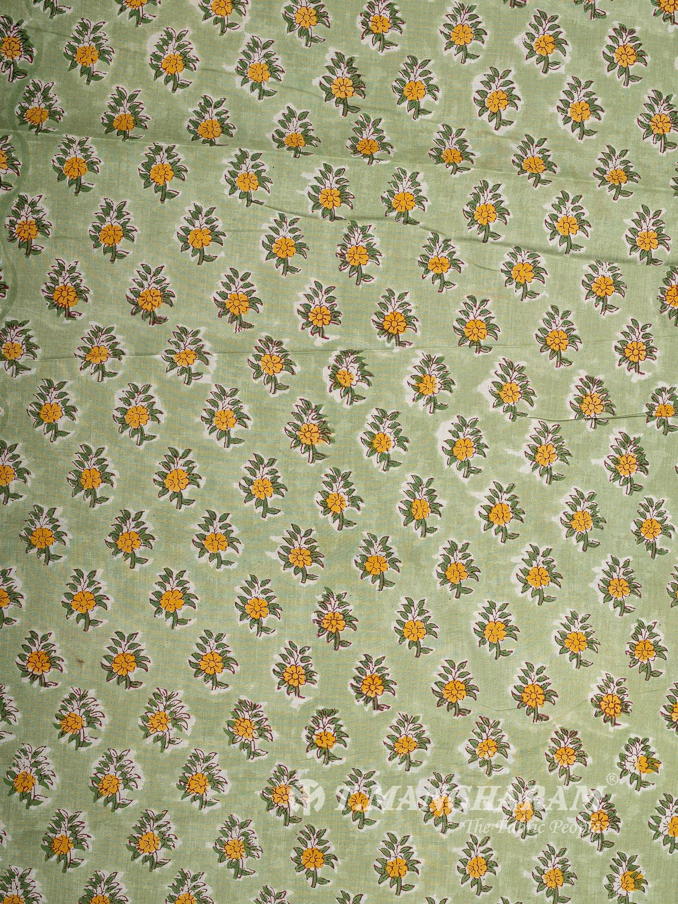 Green Cotton Fabric - EC16041