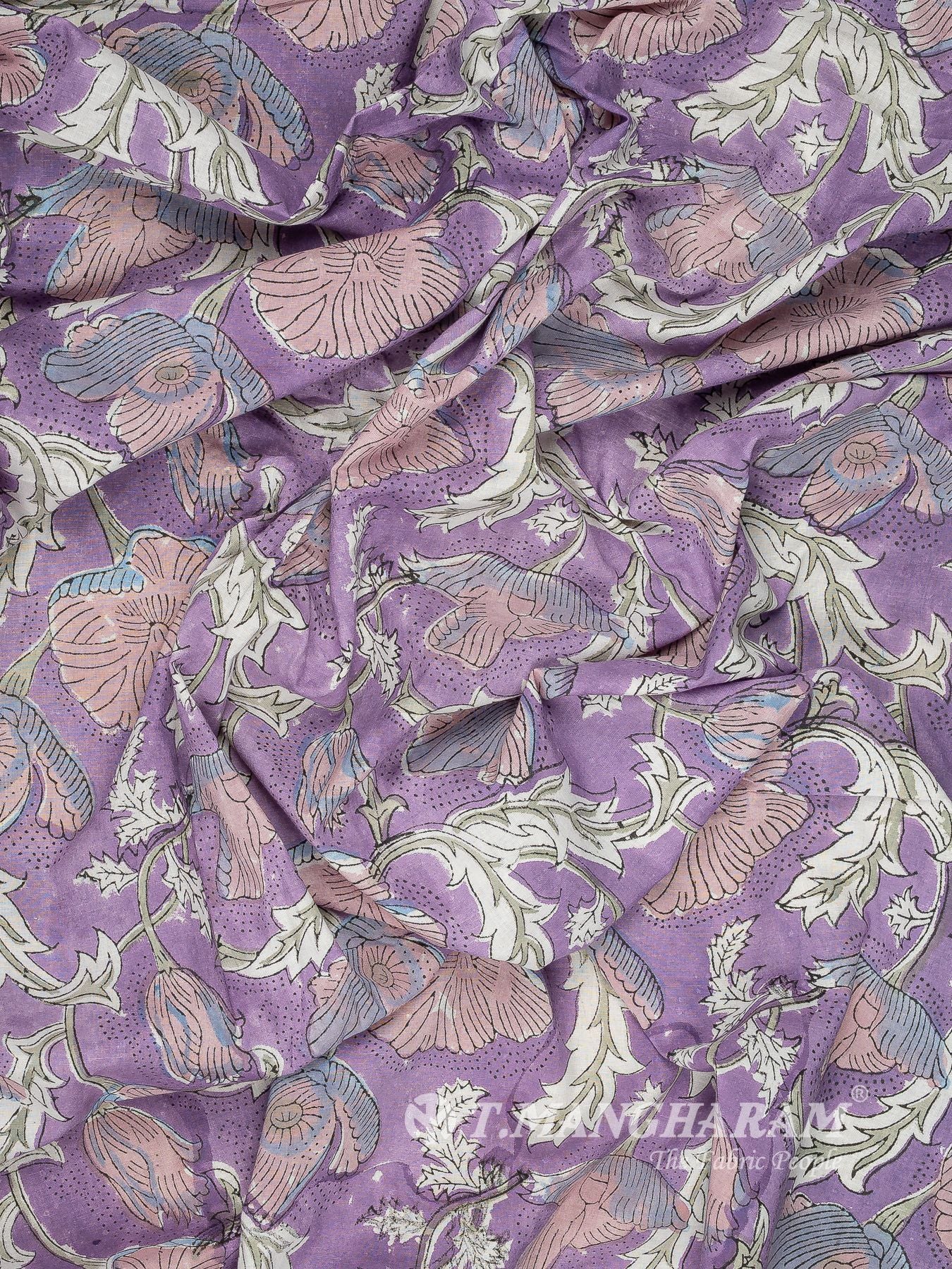 Purple Cotton Fabric - EC16049