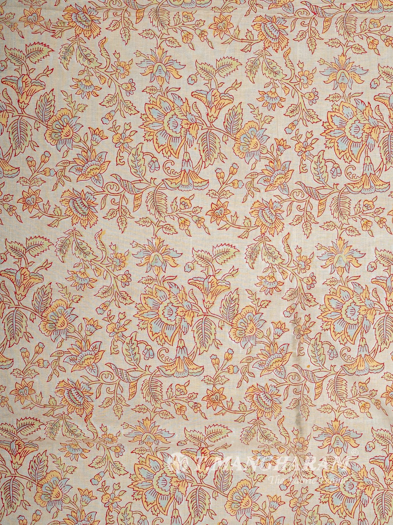 Beige Cotton Fabric - EC16015