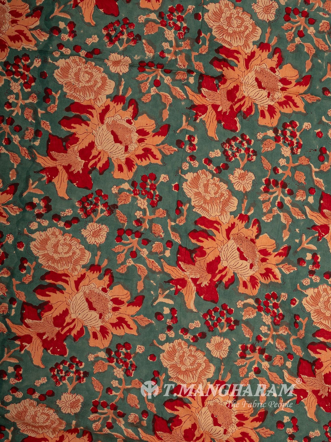 Green Cotton Fabric - EC16069