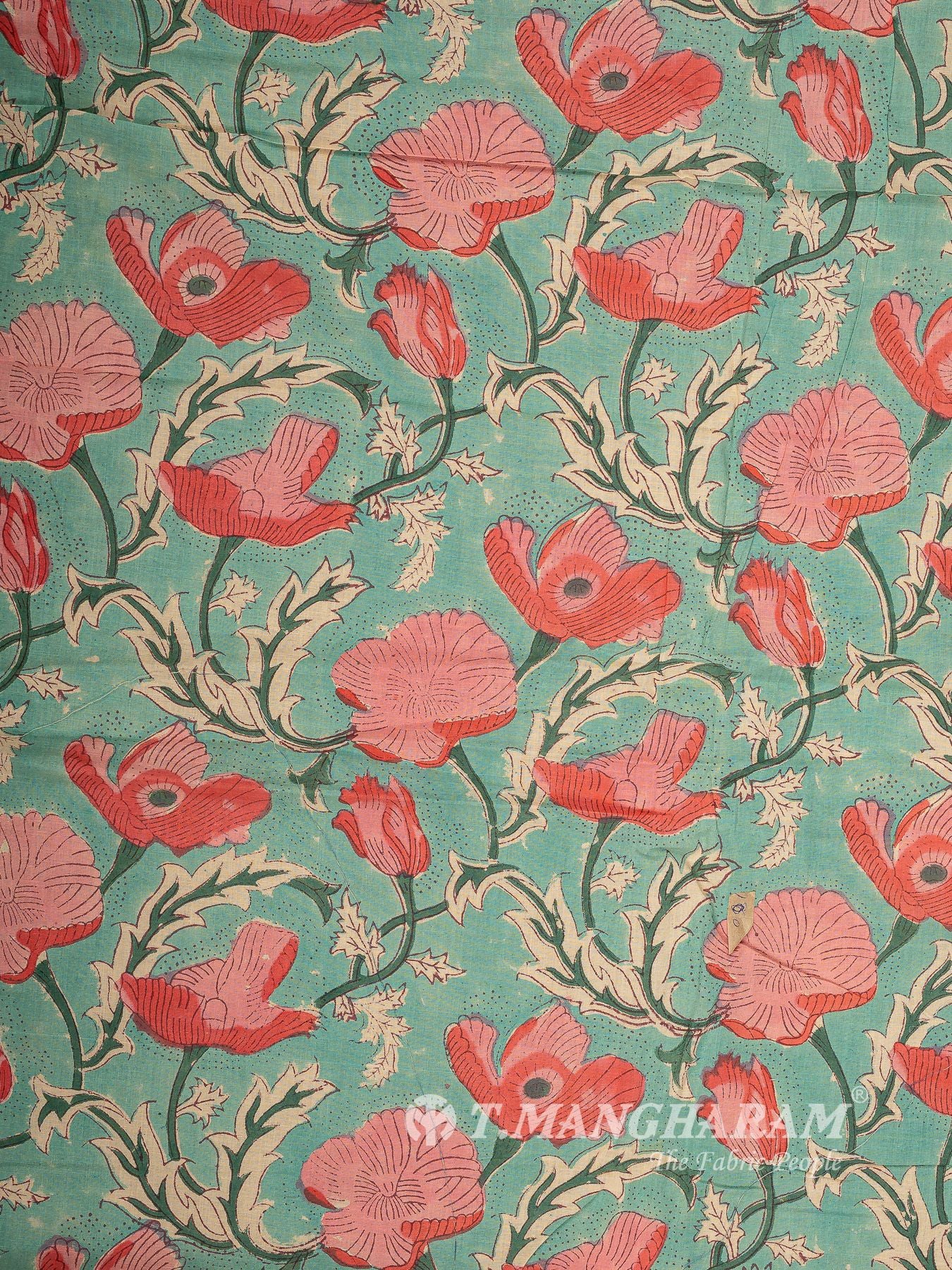Green Cotton Fabric - EC16022
