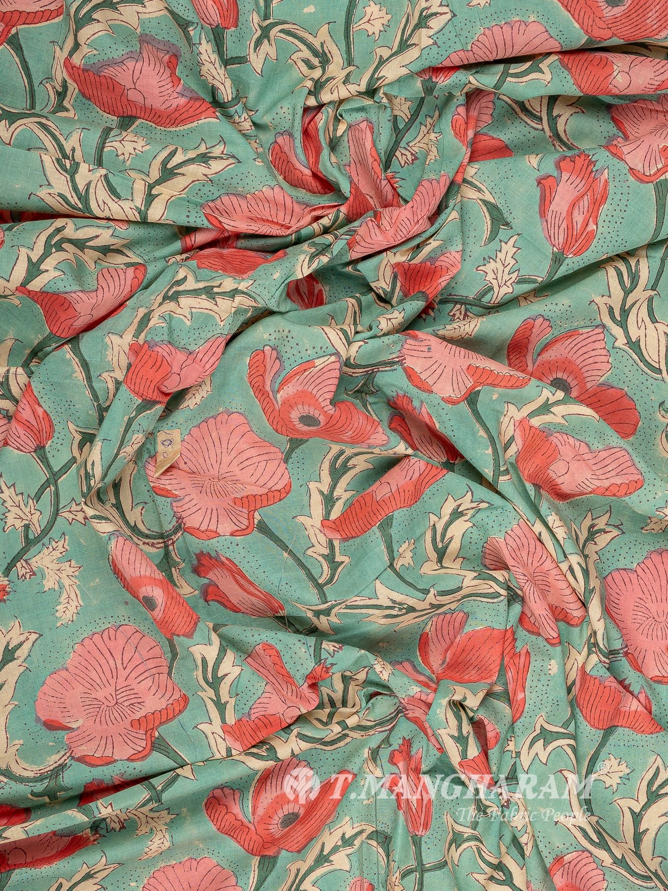 Green Cotton Fabric - EC16022